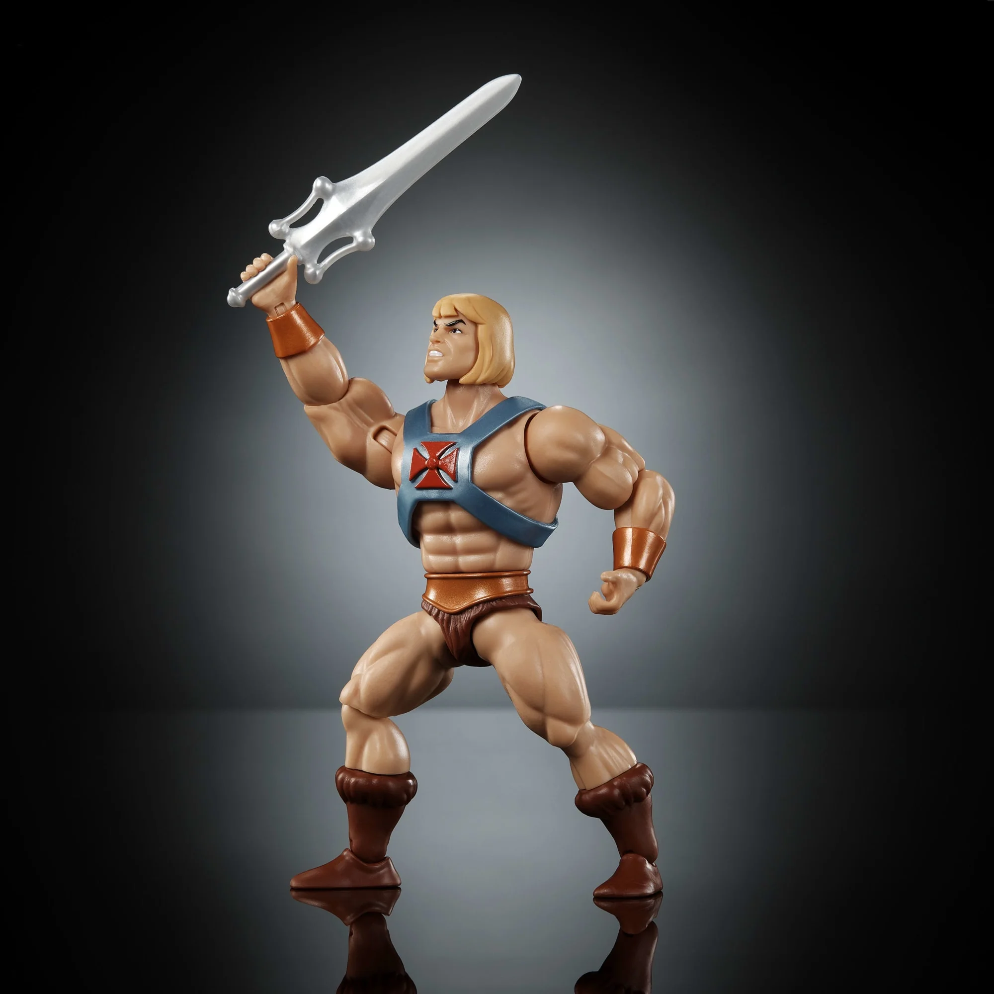 Masters Of The Universe Origins Cartoon Collection Faker 5.5-Inch Action Figure Toy, 1980 TV He-Man - Image 5