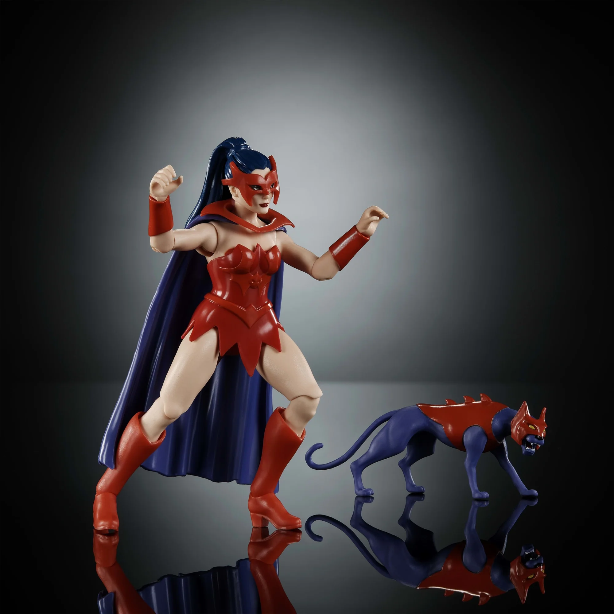 Masters Of The Universe Origins Catra Aus Der Cartoon-Kollektion Ca. 14 Cm Großes Actionfigur-Spielzeug, 1980Er-TV Pop - Image 4