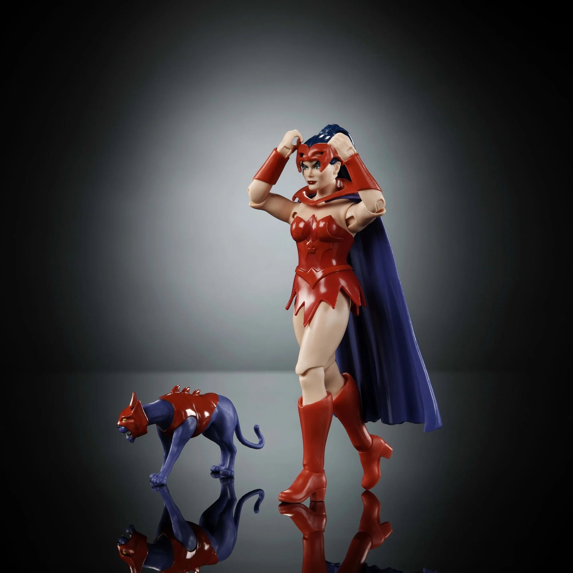 Masters Of The Universe Origins Catra Aus Der Cartoon-Kollektion Ca. 14 Cm Großes Actionfigur-Spielzeug, 1980Er-TV Pop - Image 6