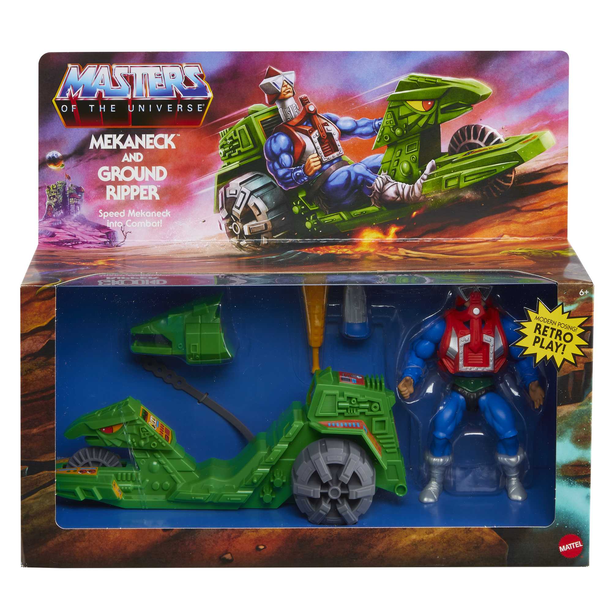 Masters of the Universe Origins Ground Ripper & Mekaneck Action Figure - Image 6