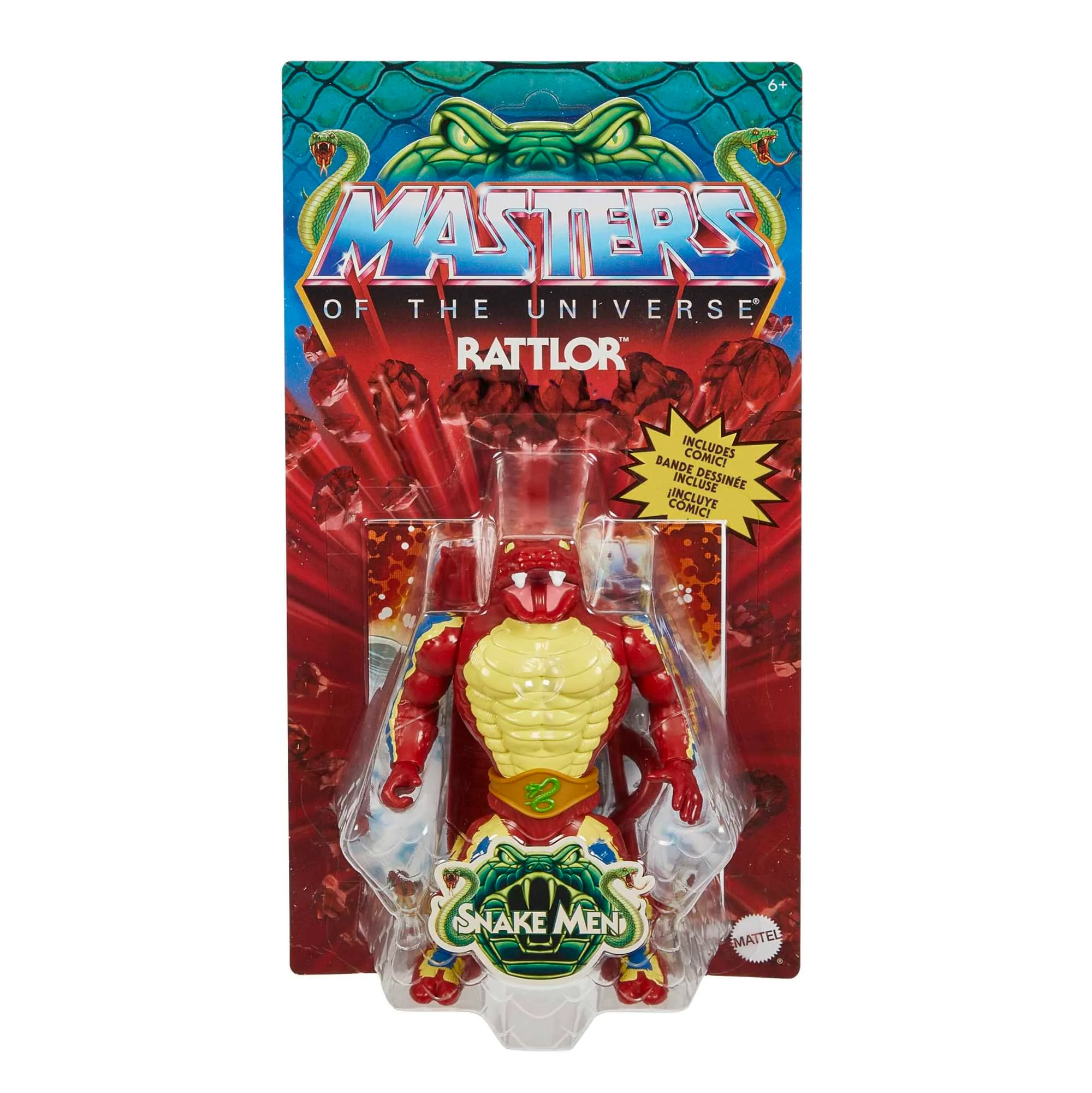 Masters of the Universe Origins Rattlor Action Figure - Image 6