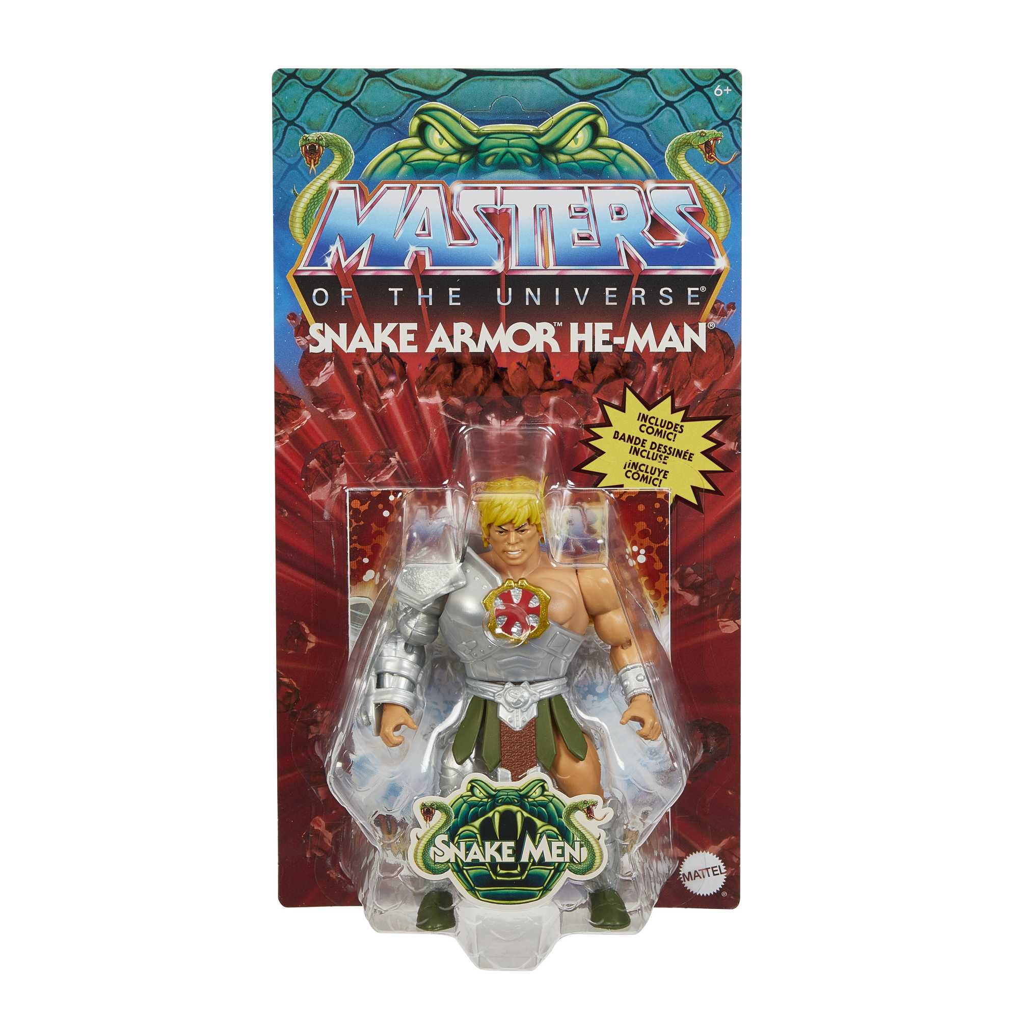 Masters of the Universe Origins Snake Armor He-Man Action Figure - Image 6