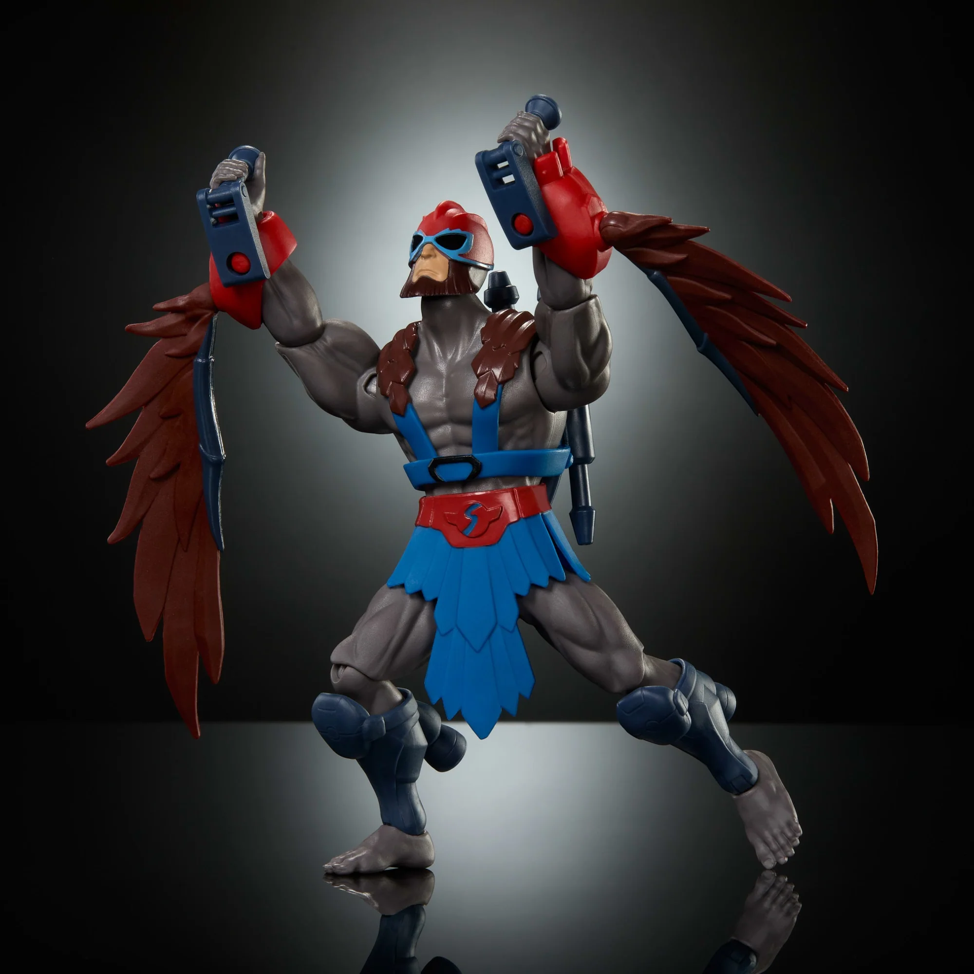 Masters of the Universe Origins 200X Cartoon Collection Stratos Figurka i akcesoria Zabawka 6+ - Image 5