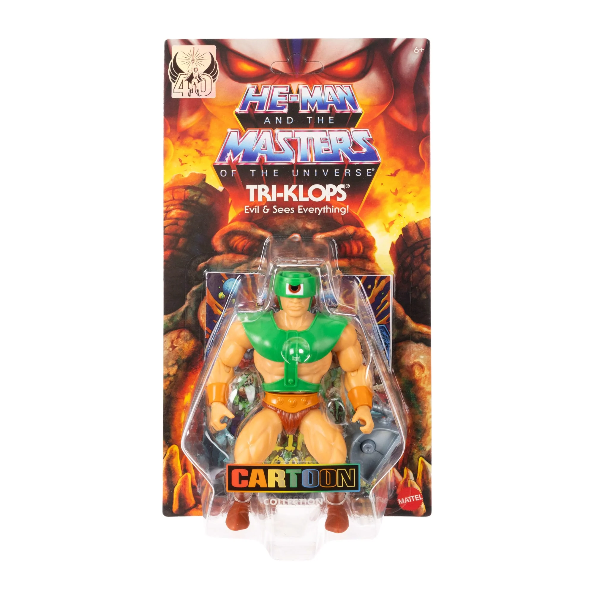 Masters Of The Universe Origins Tri-Klops Aus Der Cartoon-Kollektion Ca. 14 Cm Großes Actionfigur-Spielzeug 1980Er-TV - Image 2