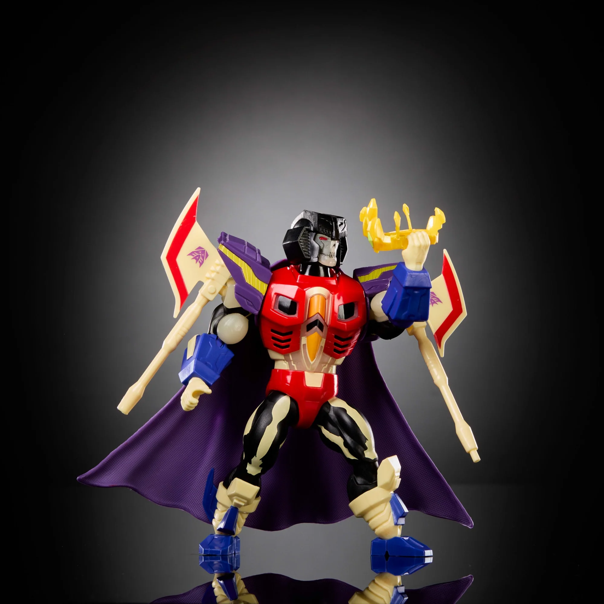 Masters of the Universe Origins x Transformers Starscream Scare Glow Figurka Zabawka dla dzieci 6+ i kolekcjonerów - Image 3