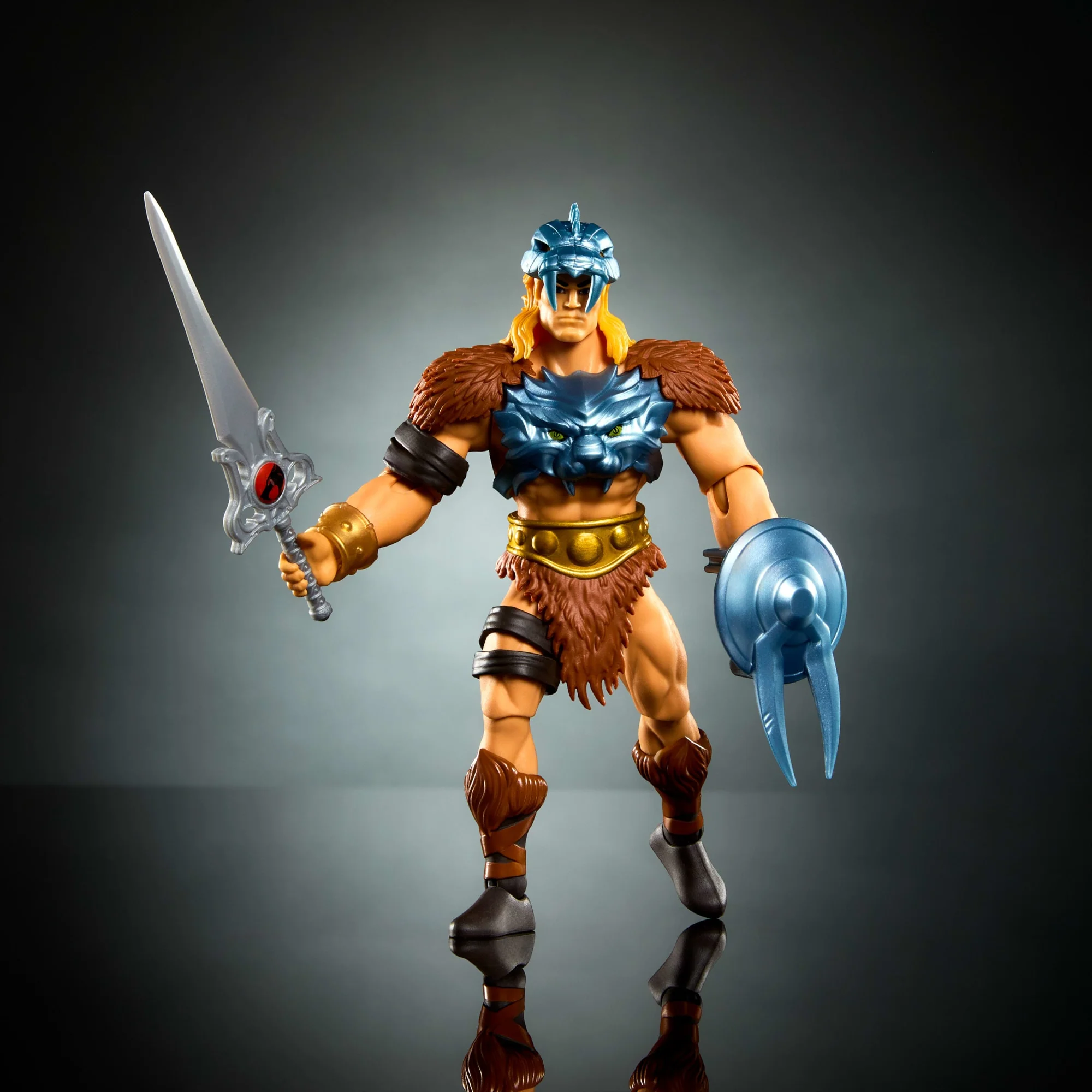 Masters Of Universe Origins & Thundercats He-Man Posable 5.5 Inch Action Figure, 1980s Toy Crossover - Image 2
