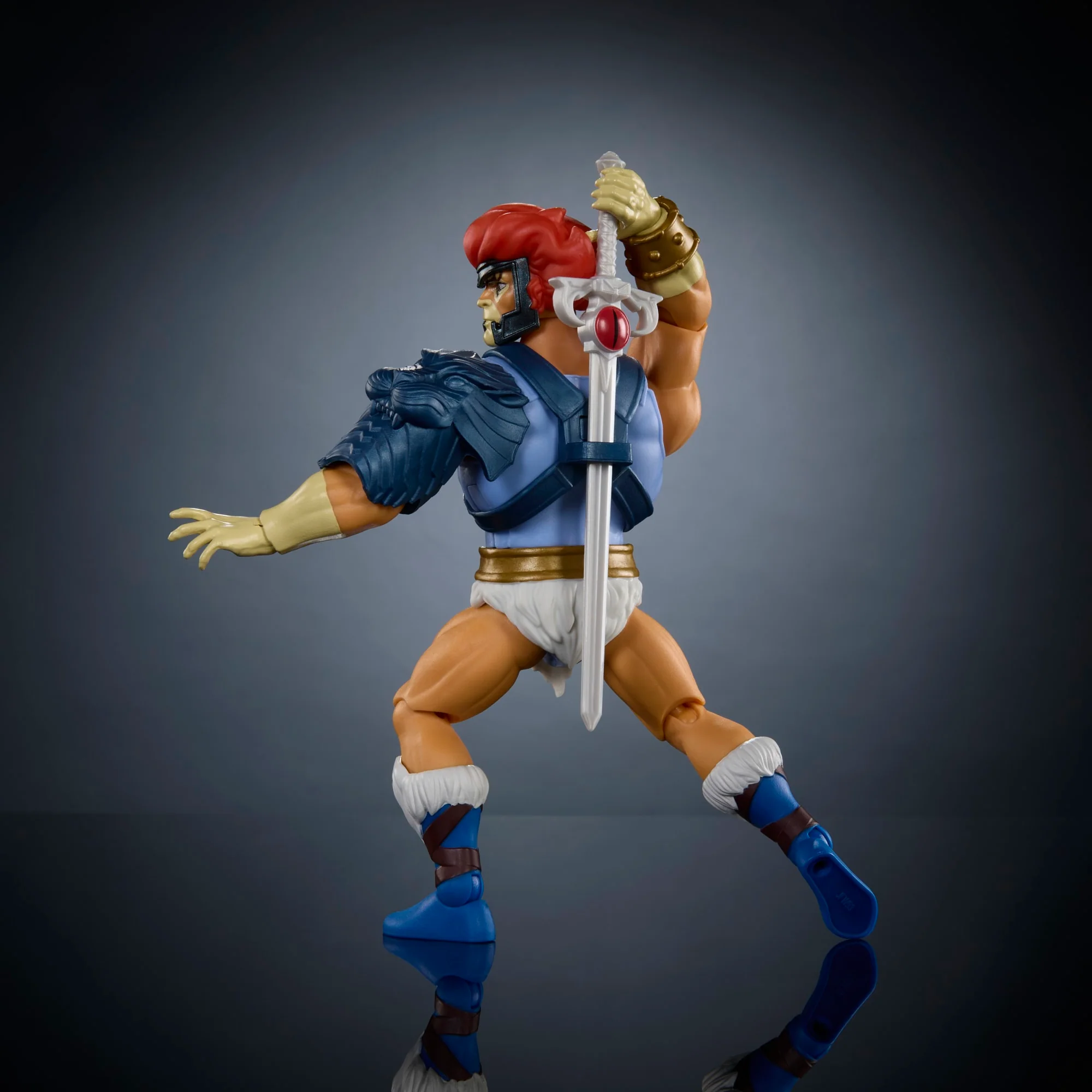 Masters Of The Universe Origins & Thundercats Lion-O Action Figure, 1980s Posable Crossover Toy - Image 5