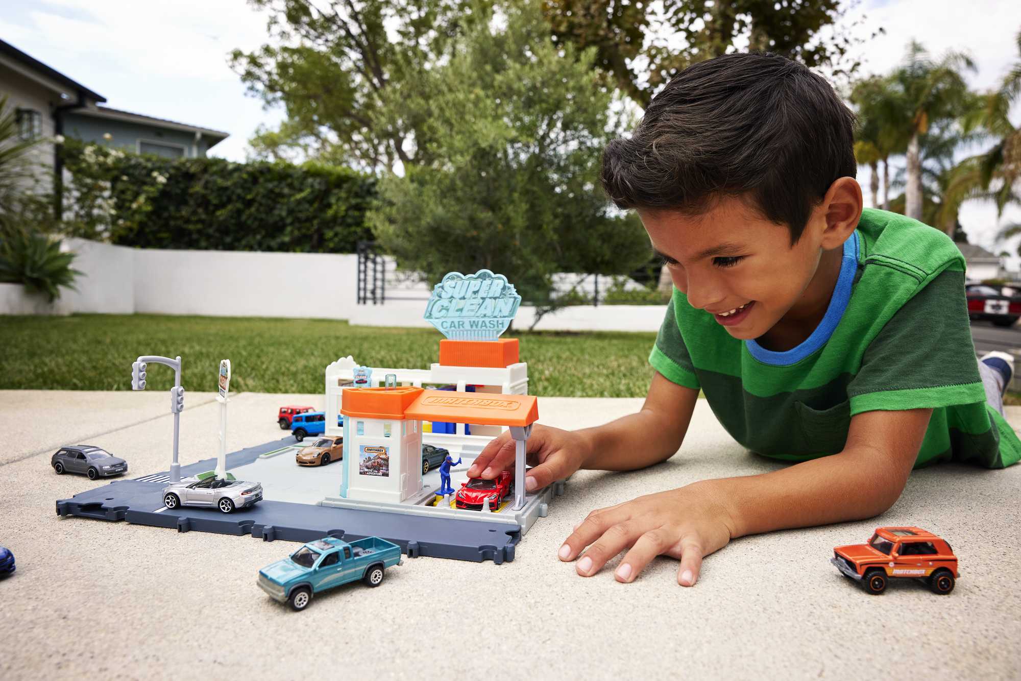 Matchbox - Action Drivers - Coffret Station De Lavage Super Clean - Petite Voiture - 3 Ans Et + - Image 2