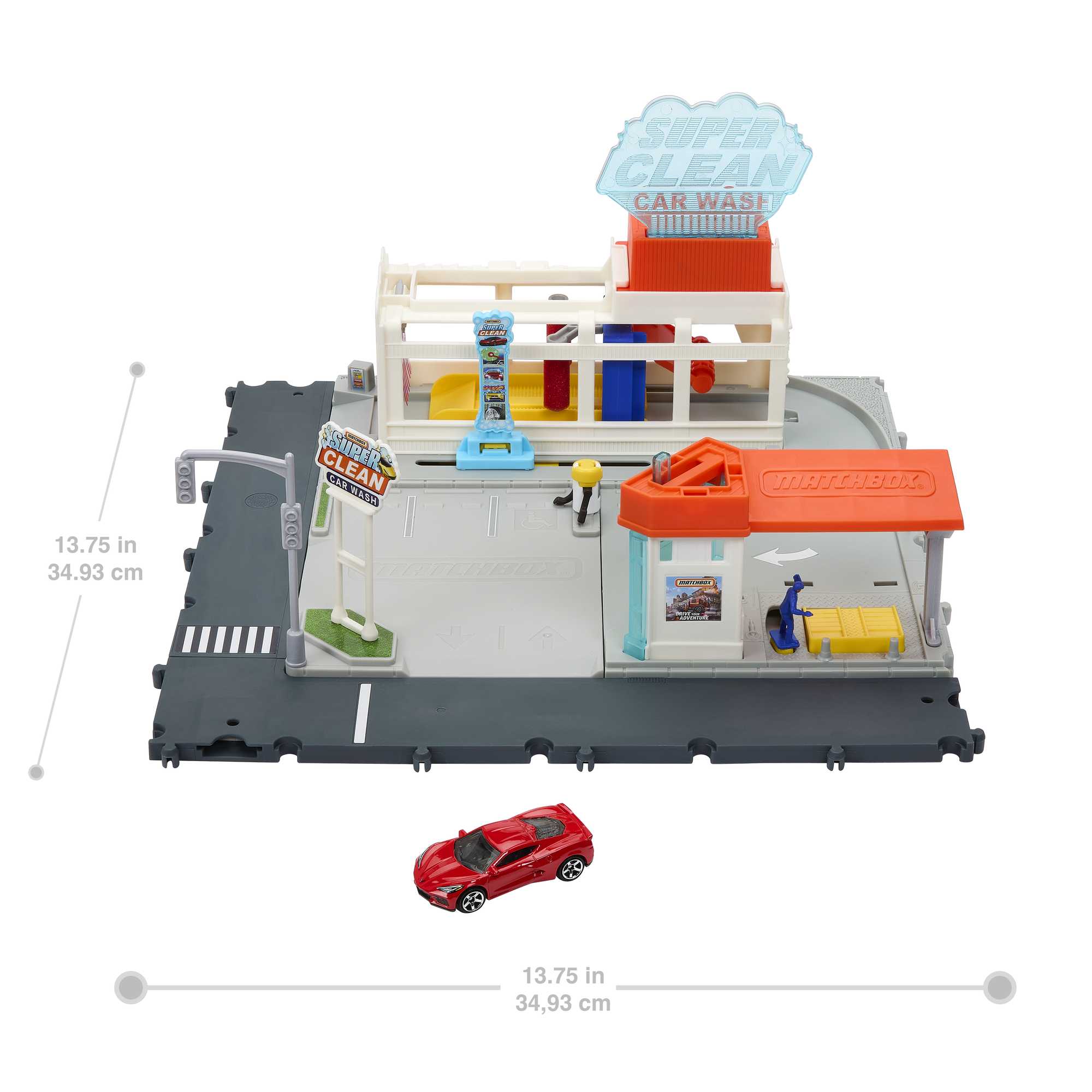 Matchbox - Action Drivers - Coffret Station De Lavage Super Clean - Petite Voiture - 3 Ans Et + - Image 8