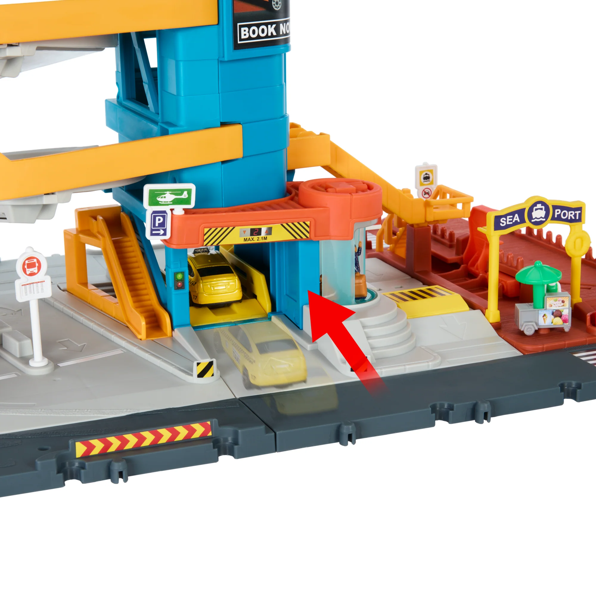 Matchbox Action Drivers Prawdziwe Przygody Centrum Transportowe Zestaw I 3 Pojazdy - Image 3
