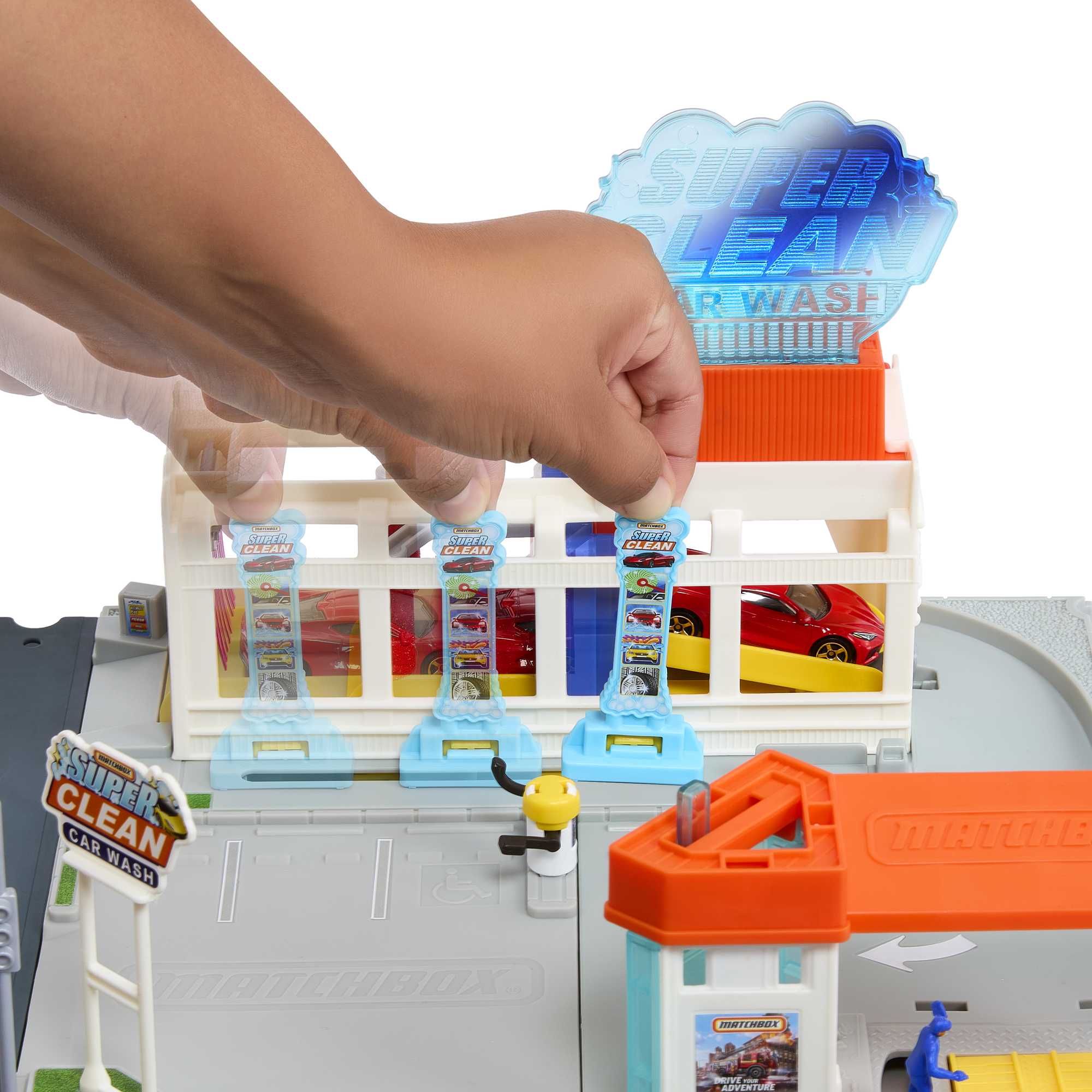 Matchbox® Action Drivers™ Prawdziwe Przygody Myjnia samochodowa - Image 5