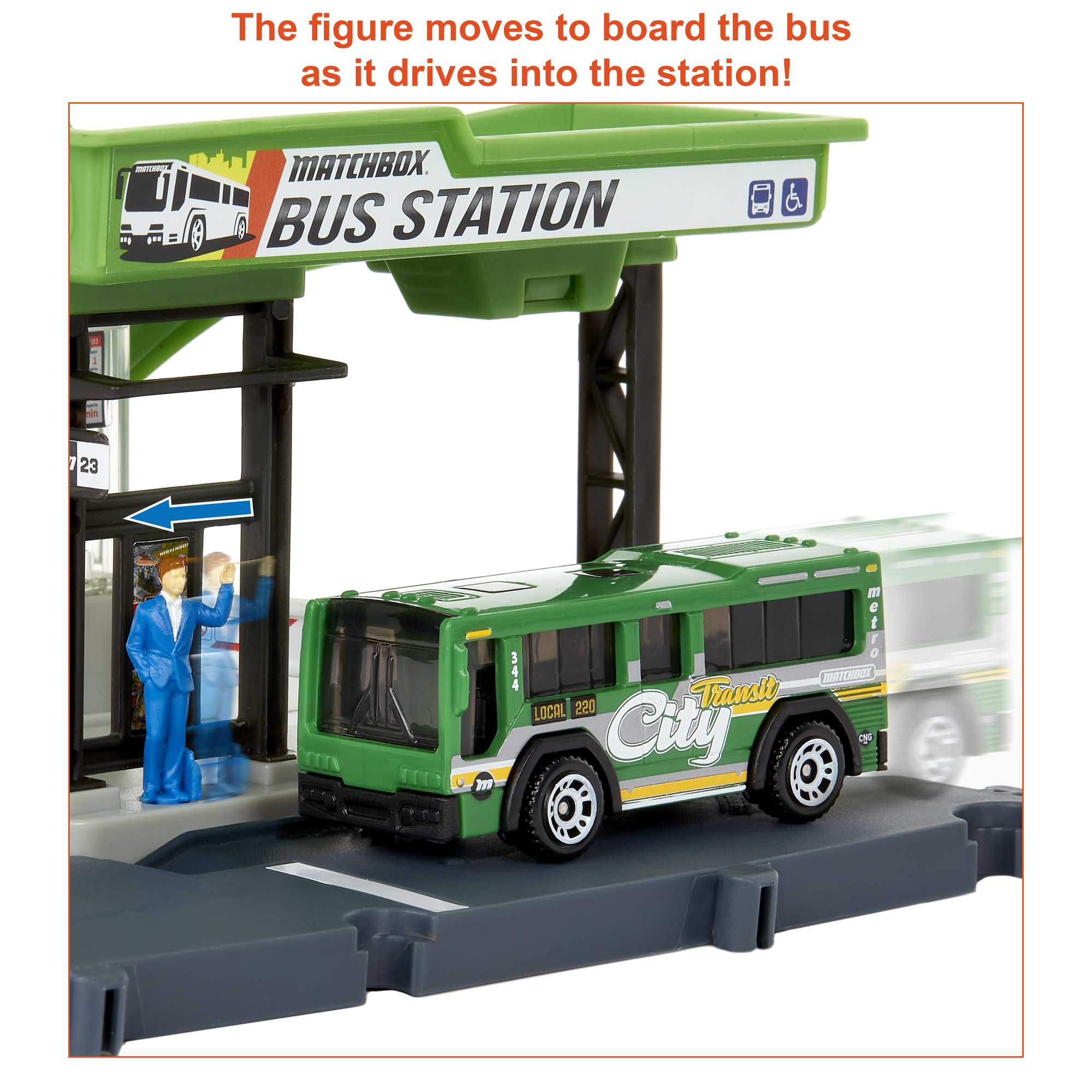 Matchbox Matchbox Bus Station - Image 6