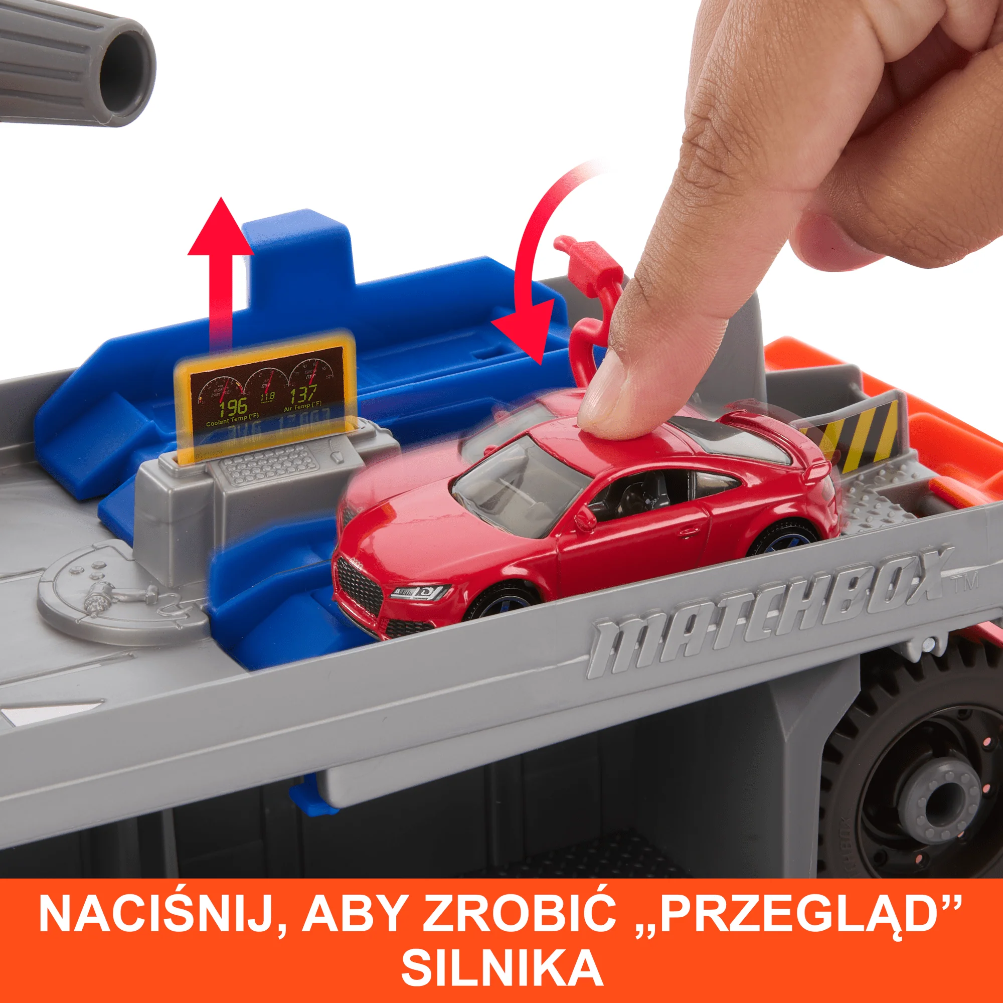 Matchbox Prawdziwe Przygody Laweta Pomoc drogowa - Image 4