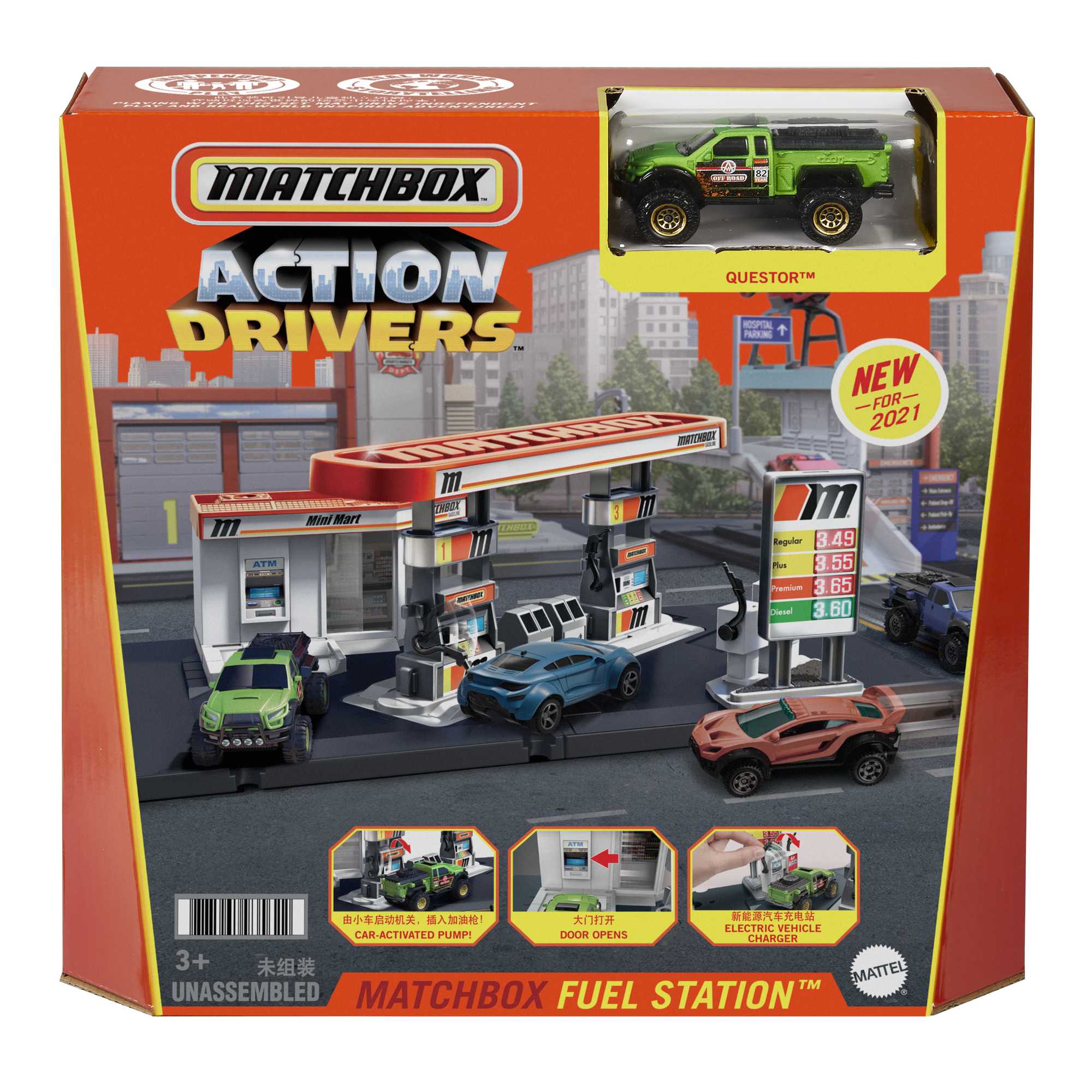 Matchbox® Prawdziwe Przygody Stacja benzynowa Zestaw startowy - Image 6