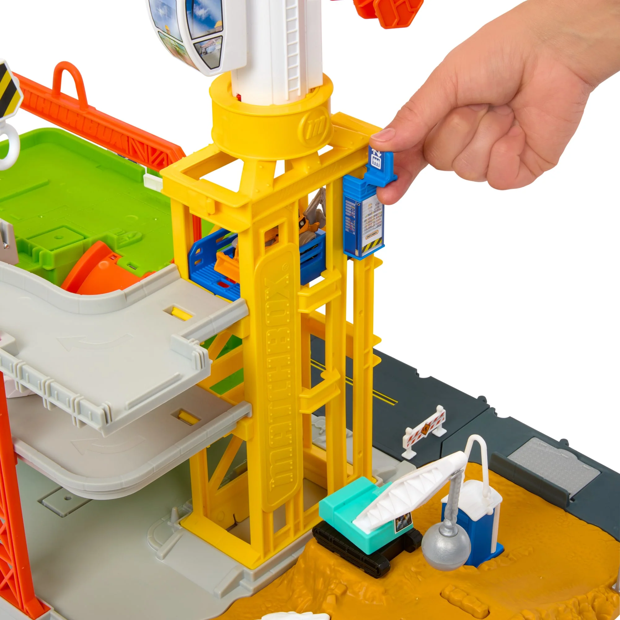 Matchbox Prawdziwe Przygody Strefa budowy Zestaw światła i dźwięki - Image 5