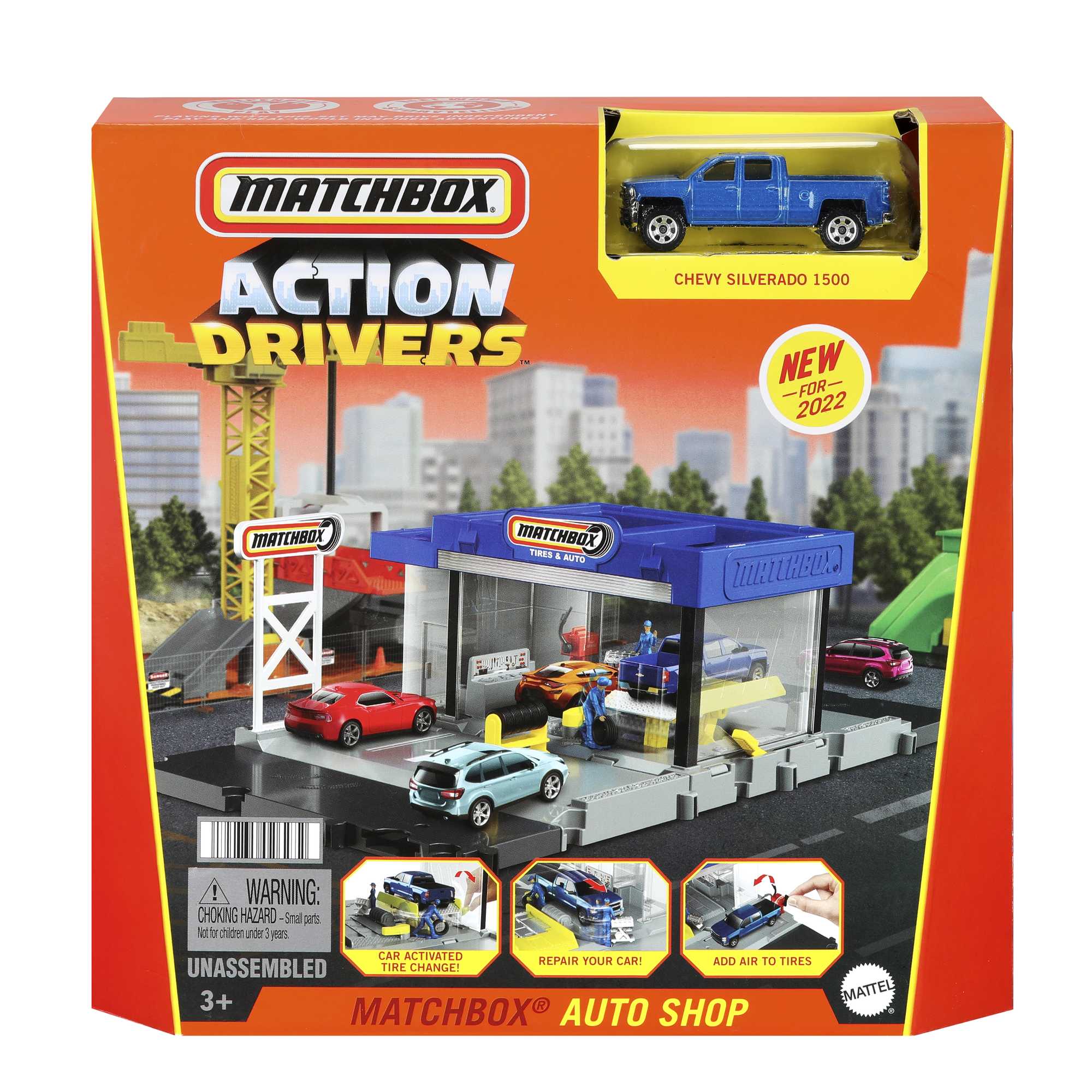 Matchbox® Action Drivers Prawdziwe przygody Zestaw startowy do zabawy + samochodzik Asortyment - Image 4