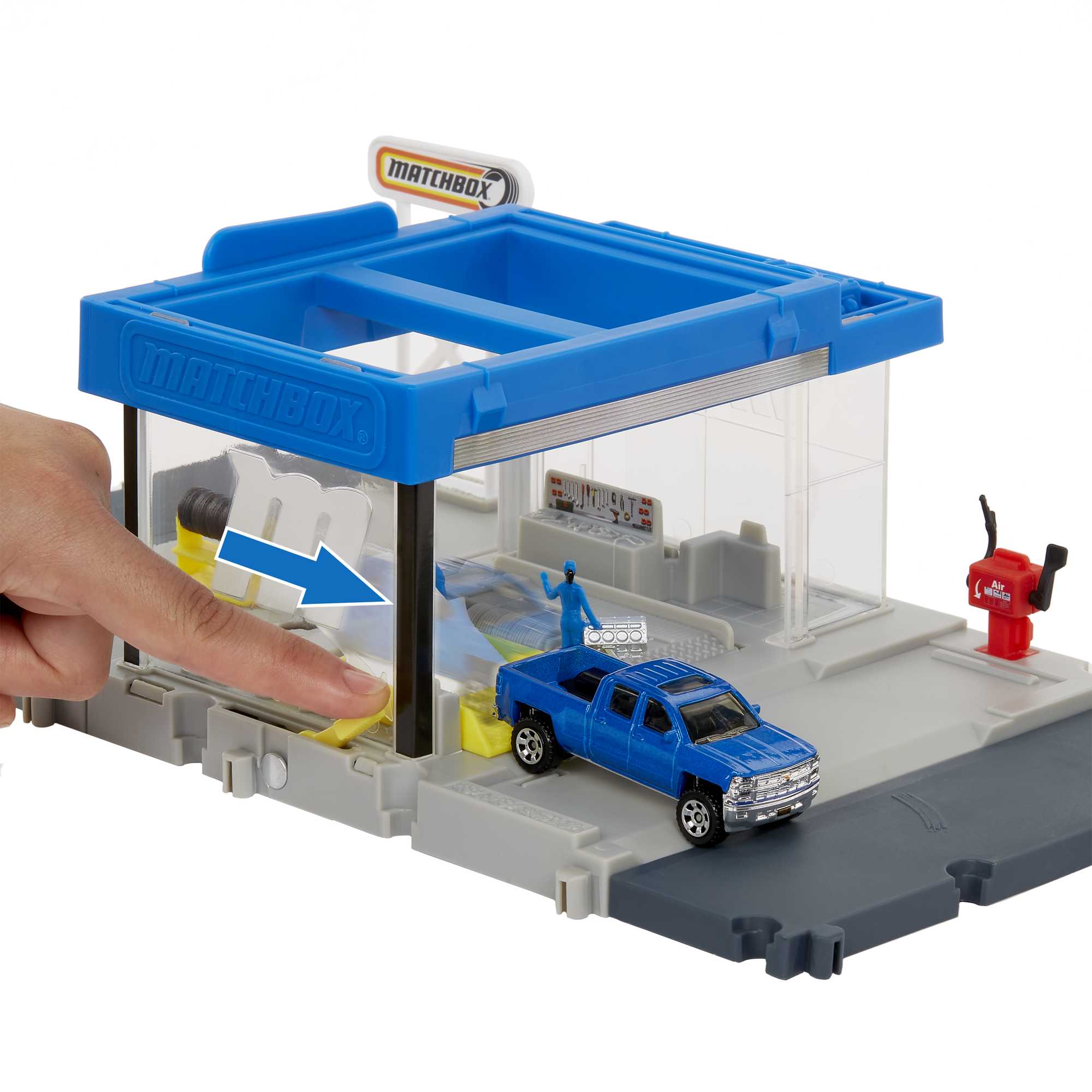 Matchbox® Action Drivers Prawdziwe przygody Zestaw startowy do zabawy + samochodzik Asortyment - Image 8