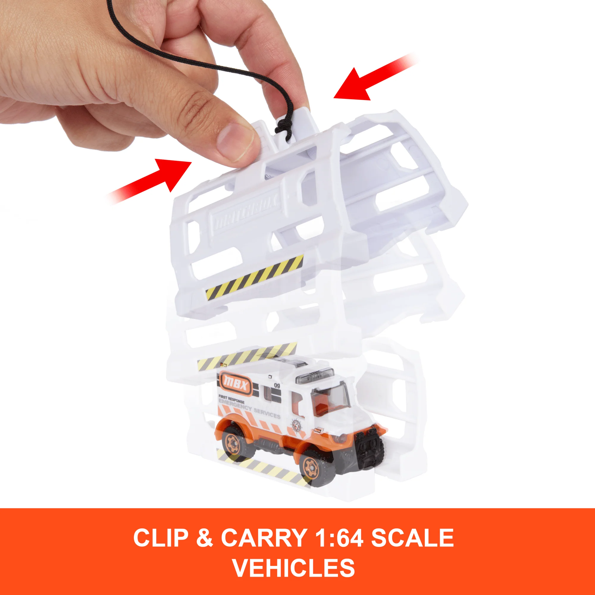 Matchbox Action Drivers Matchbox Rescue Helicopter,16-In Large-Scale Helicopter With 1:64 Scale Die-Cast Toy Ambulance - Image 4