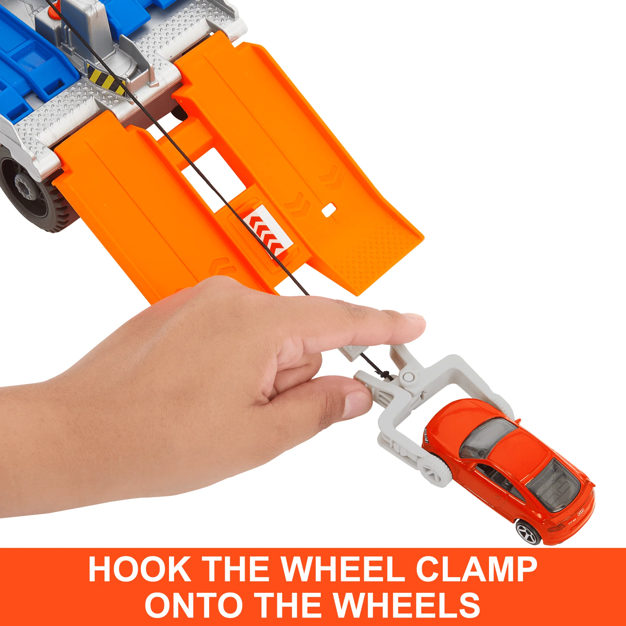 Matchbox Action Driver Tow & Repair Truck With 1:64 Scale Car - Image 2
