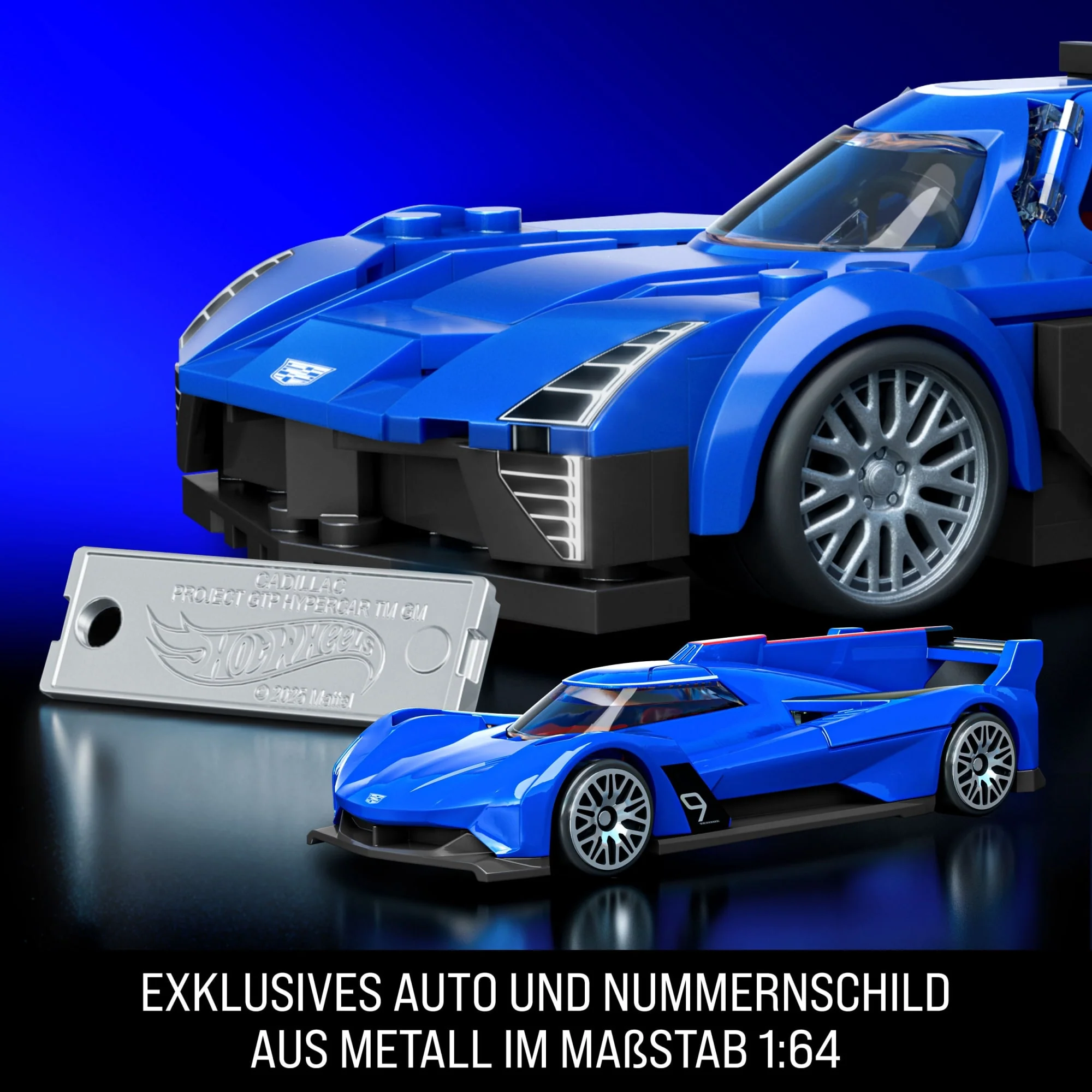 Mattel Brick Shop Hot Wheels Cadillac Project Gtp Hypercar Bauset (236 Teile), Für Sammler - Image 5