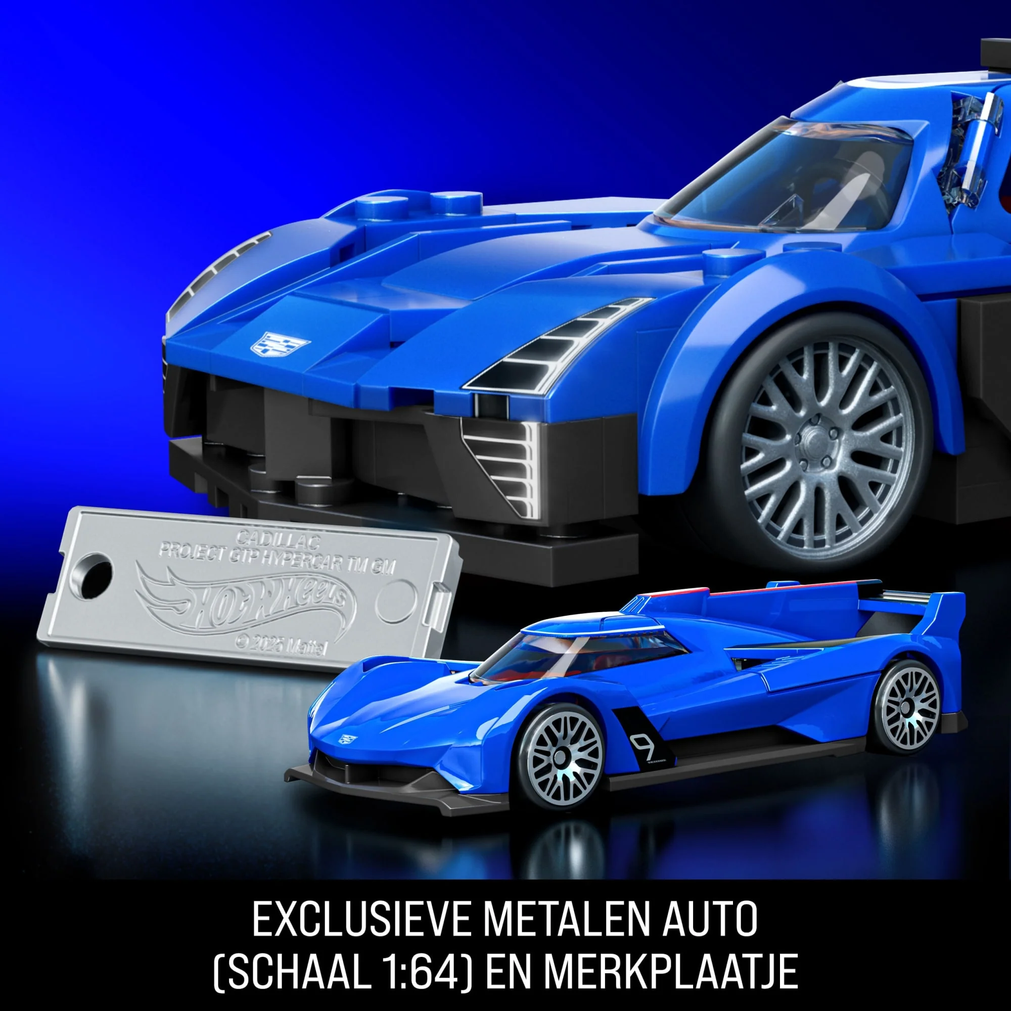 Mattel Brick Shop Hot Wheels Cadillac Project Gtp Hypercar, Bouwspeelgoed (236 Onderdelen), Voor Verzamelaars - Image 5