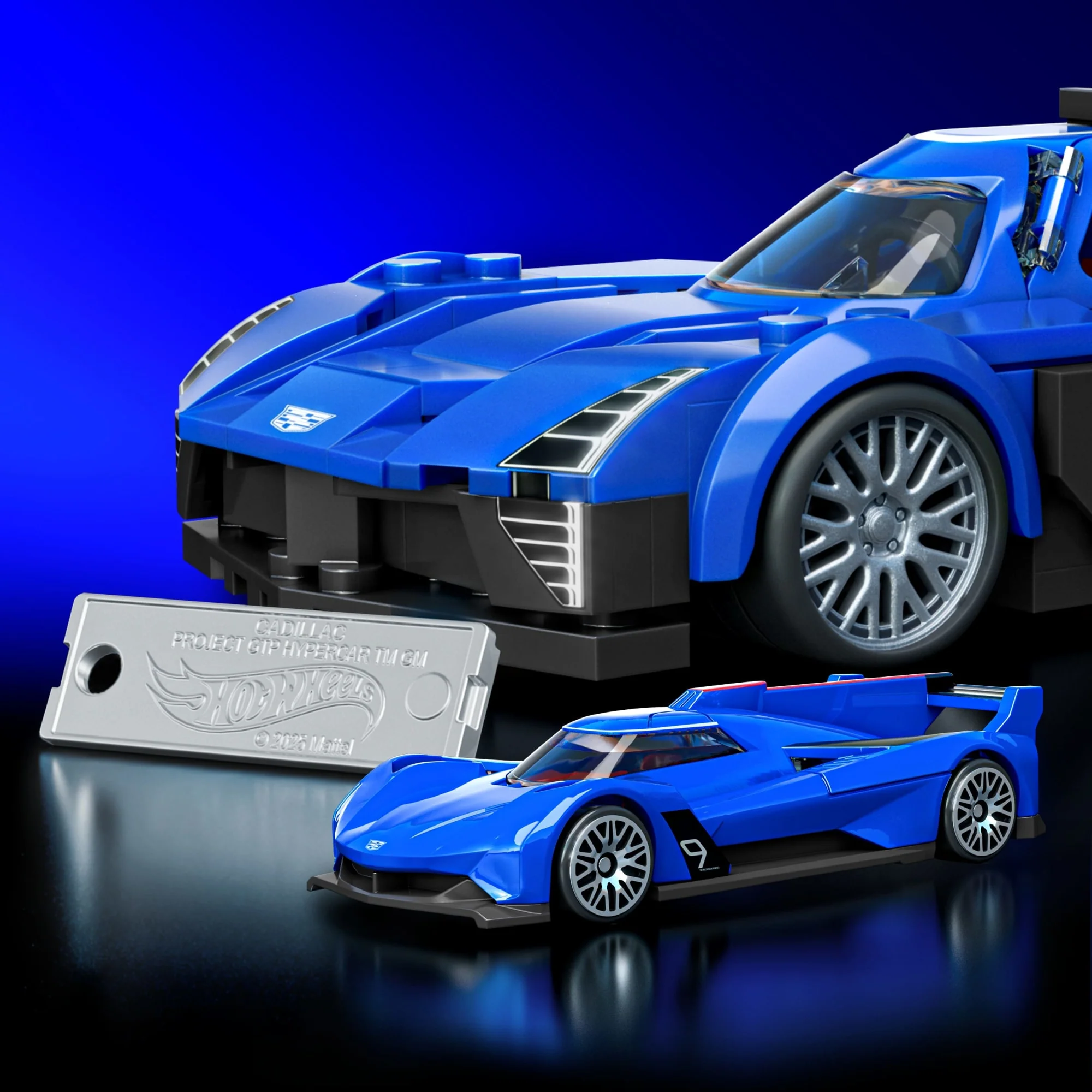 Mattel Brick Shop Hot Wheels Cadillac Project Gtp Hypercar Yapı Oyuncağı Seti (236 Parça), Koleksiyoncular Için - Image 5