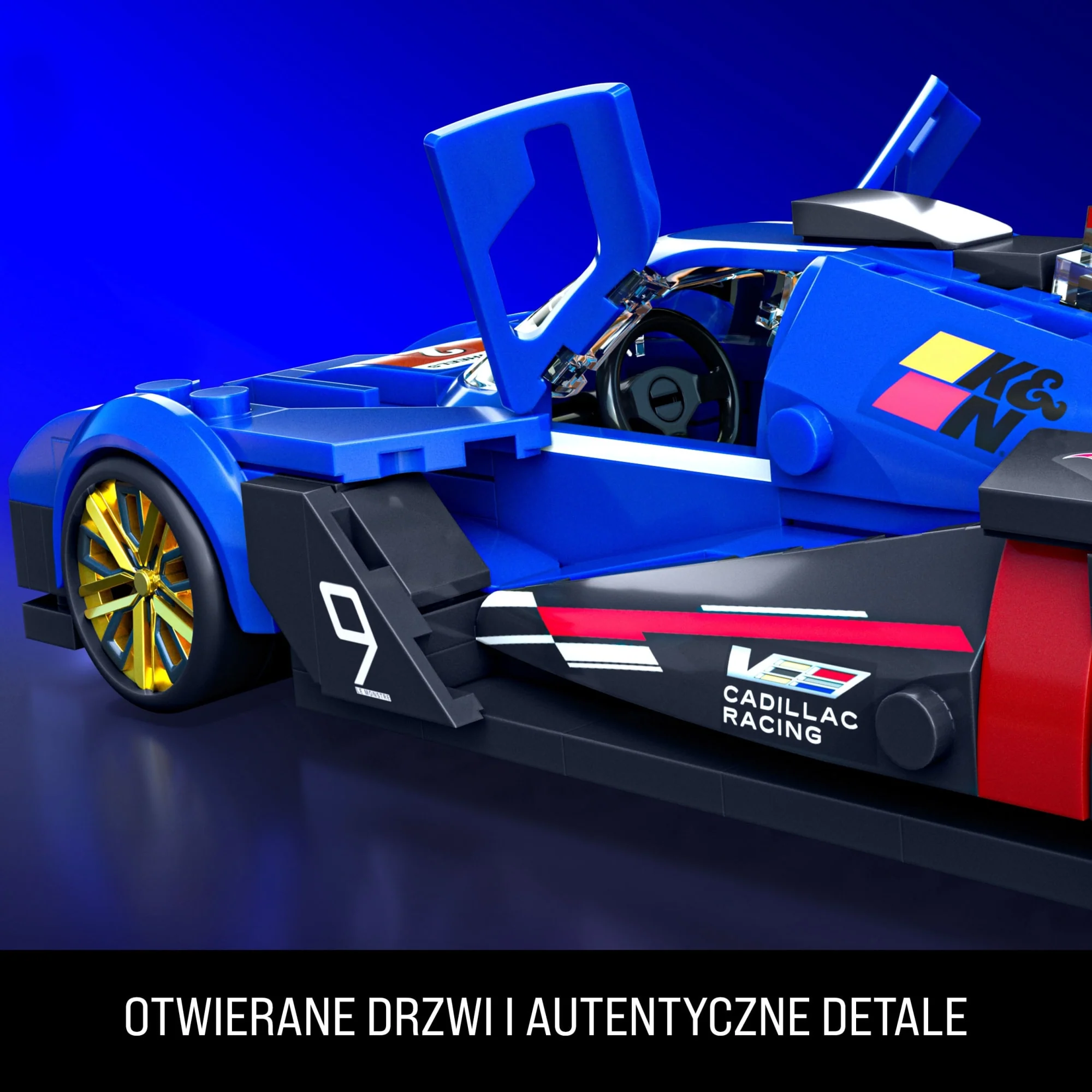 Mattel Brick Shop Klocki Hot Wheels Speed Series Cadillac Project GTP Hypercar Samochód do zbudowania 236 elementów Zabawka Zestaw konstrukcyjny dla kolekcjonerów - Image 6
