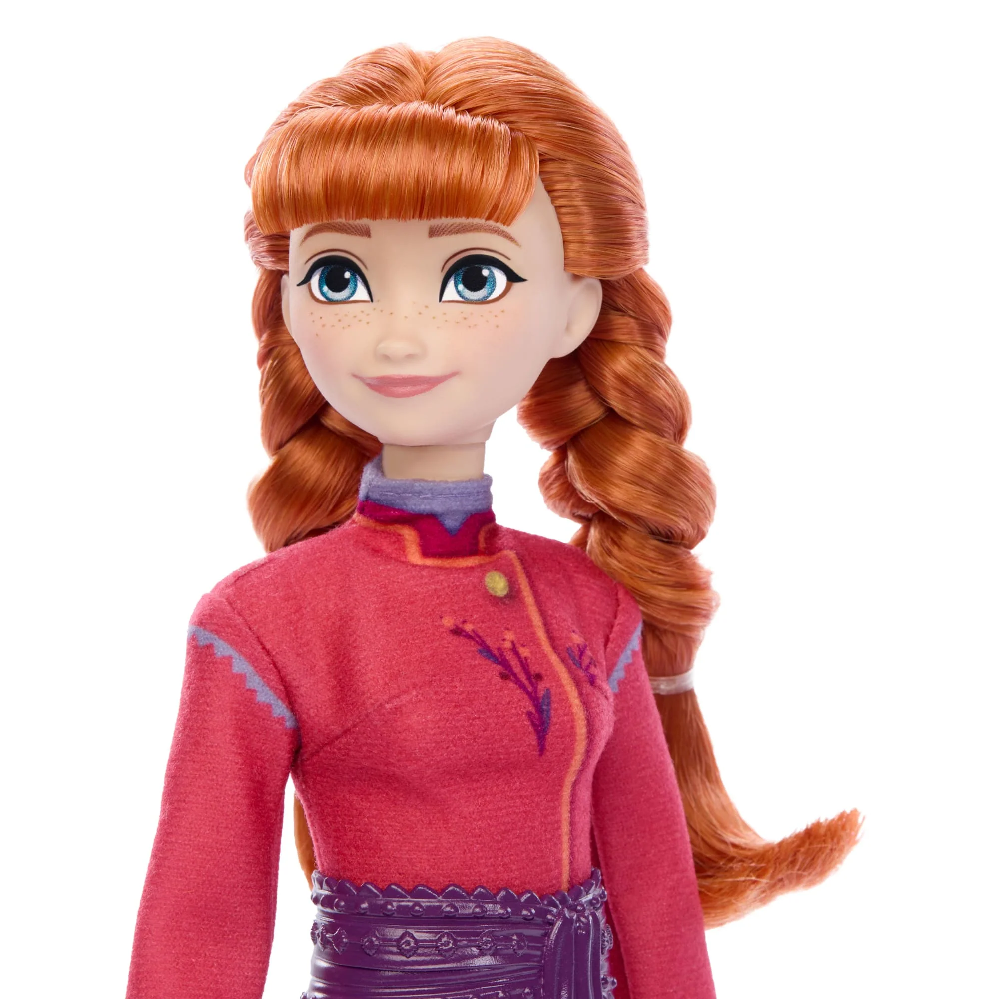 Muñeca De Anna Y Figura De Lobezno De Disney Frozen Con 4 Accesorios De Cuidado Inspirados En La Película - Image 2