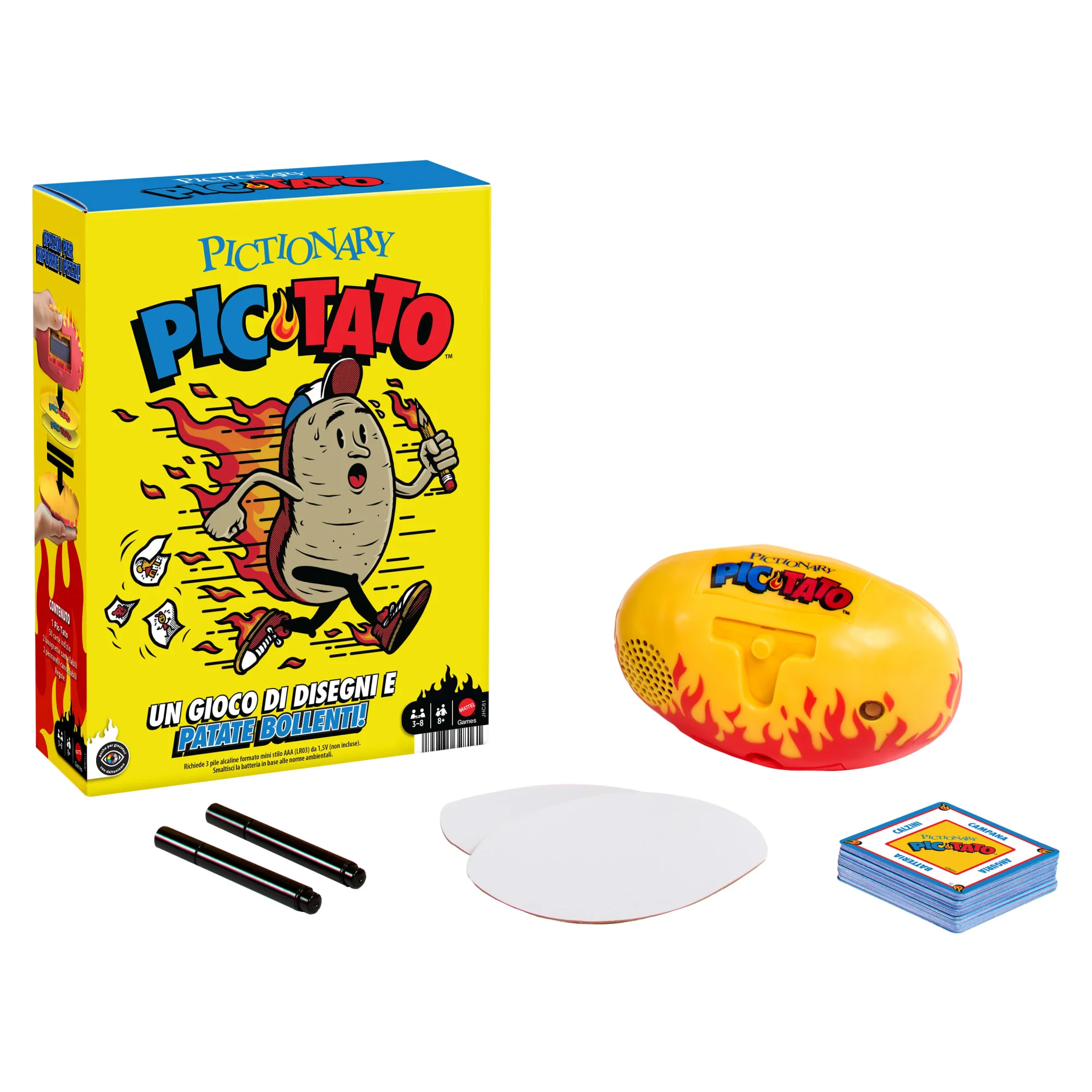 Pictionary Pic-Tato, Gioco Della Patata Bollente, Parla E Riproduce Musica, Gioco Per Famiglie, Bambini E Adulti