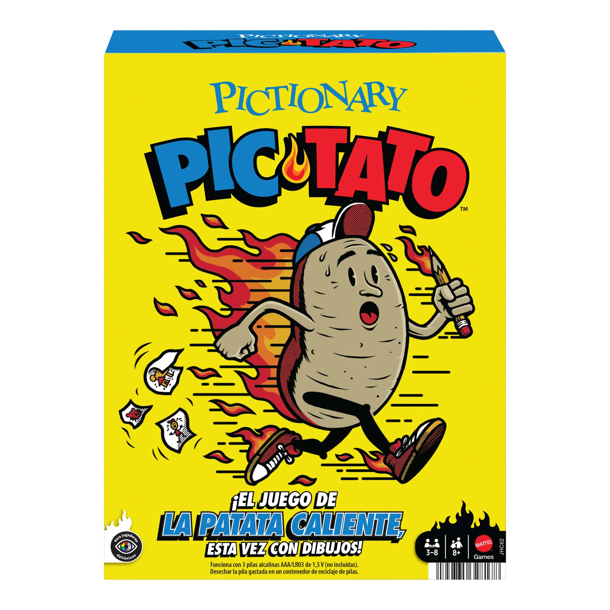 Juego De La Patata Caliente Pictionary Pic-Tato Para Disfrutar De Noches De Juegos En Familia, Juguete Que Habla Y Reproduce Música Para Niños, Niñas Y Adultos - Image 6