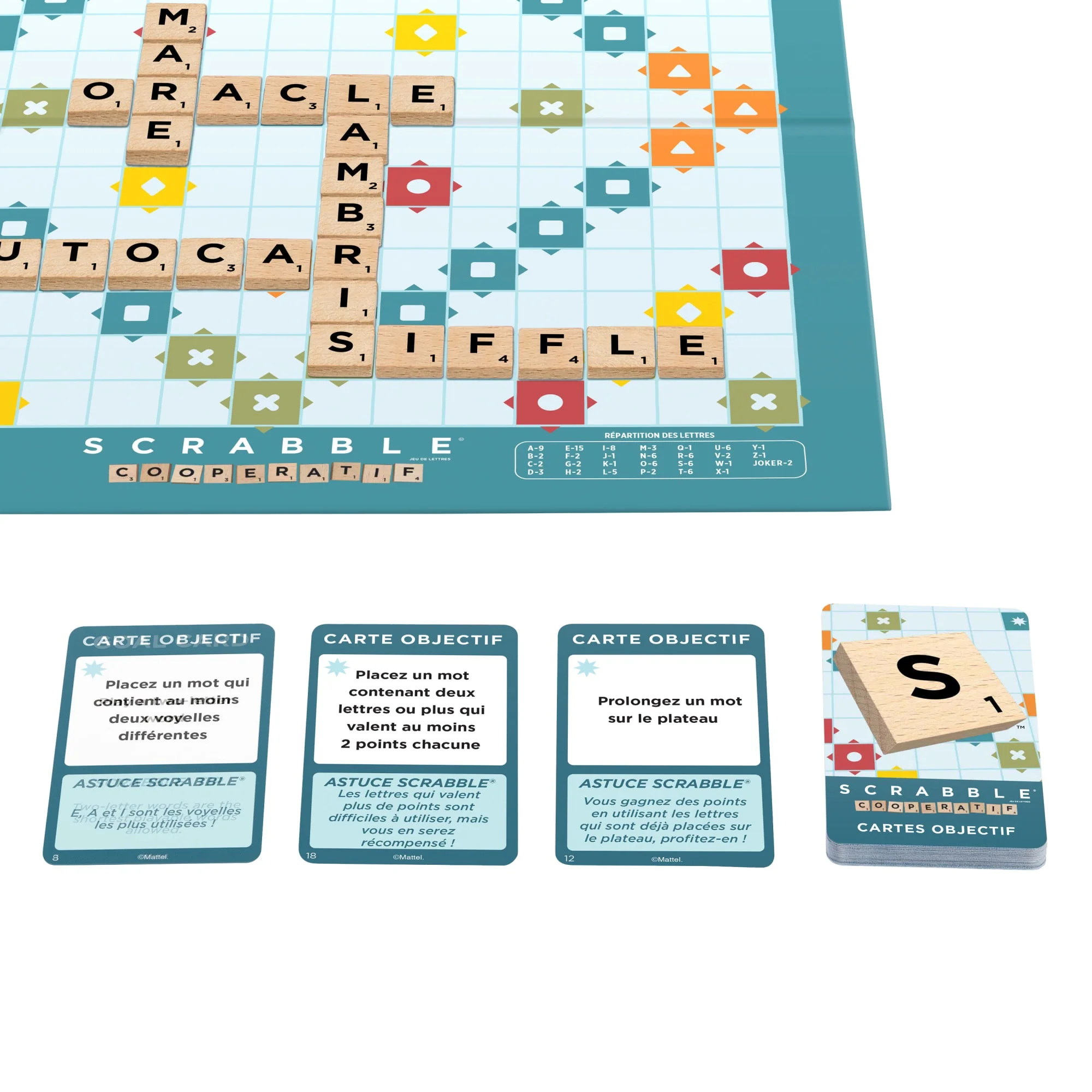 Mattel Games-Scrabble-Avec Lettres Et Chevalets - Image 3