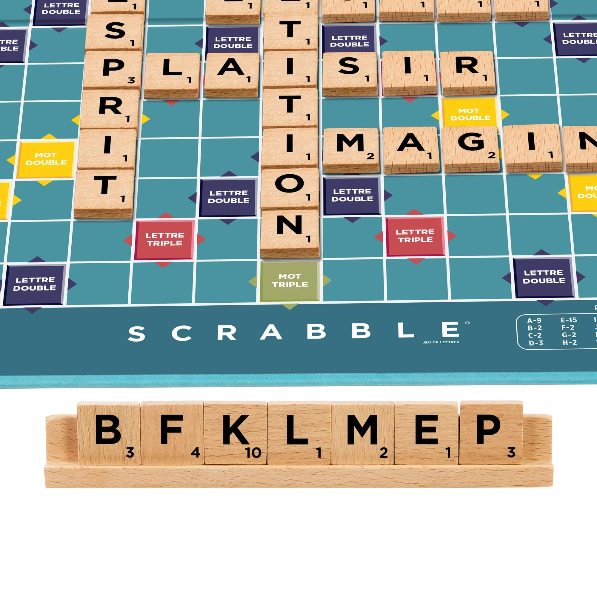 Mattel Games-Scrabble-Avec Lettres Et Chevalets - Image 4