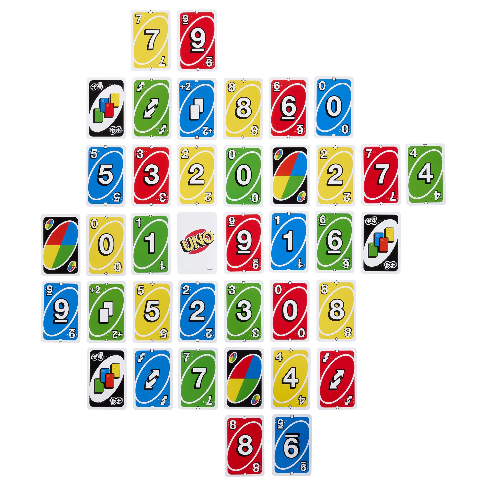 Mattel Games-UNO Braille-Pour Joueurs Aveugles Ou Malvoyants - Image 3