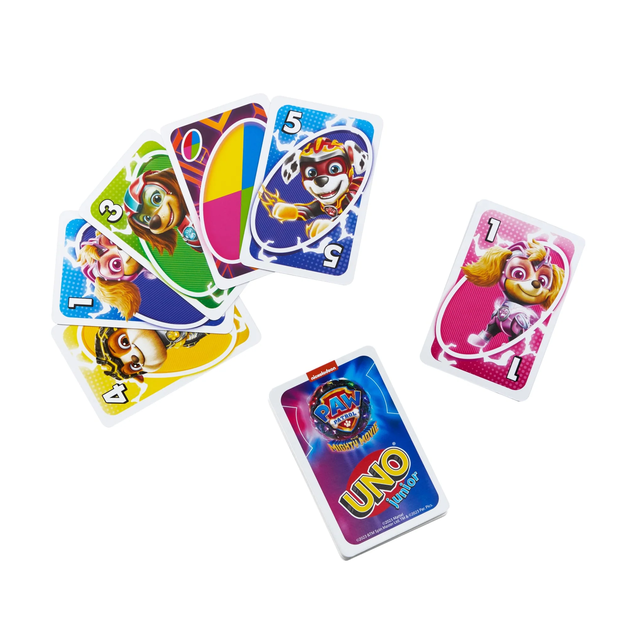 Mattel Games - Uno Junior La Pat’ Patrouille Le Film - Jeu De Cartes Famille - 3 Ans Et + - Image 2