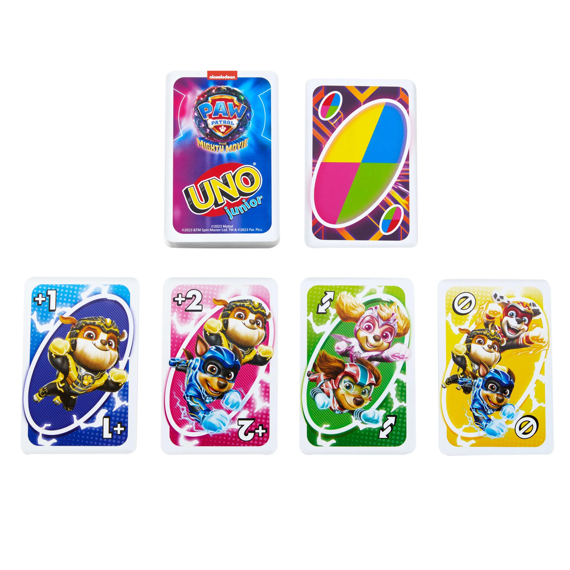 Mattel Games - Uno Junior La Pat’ Patrouille Le Film - Jeu De Cartes Famille - 3 Ans Et + - Image 3