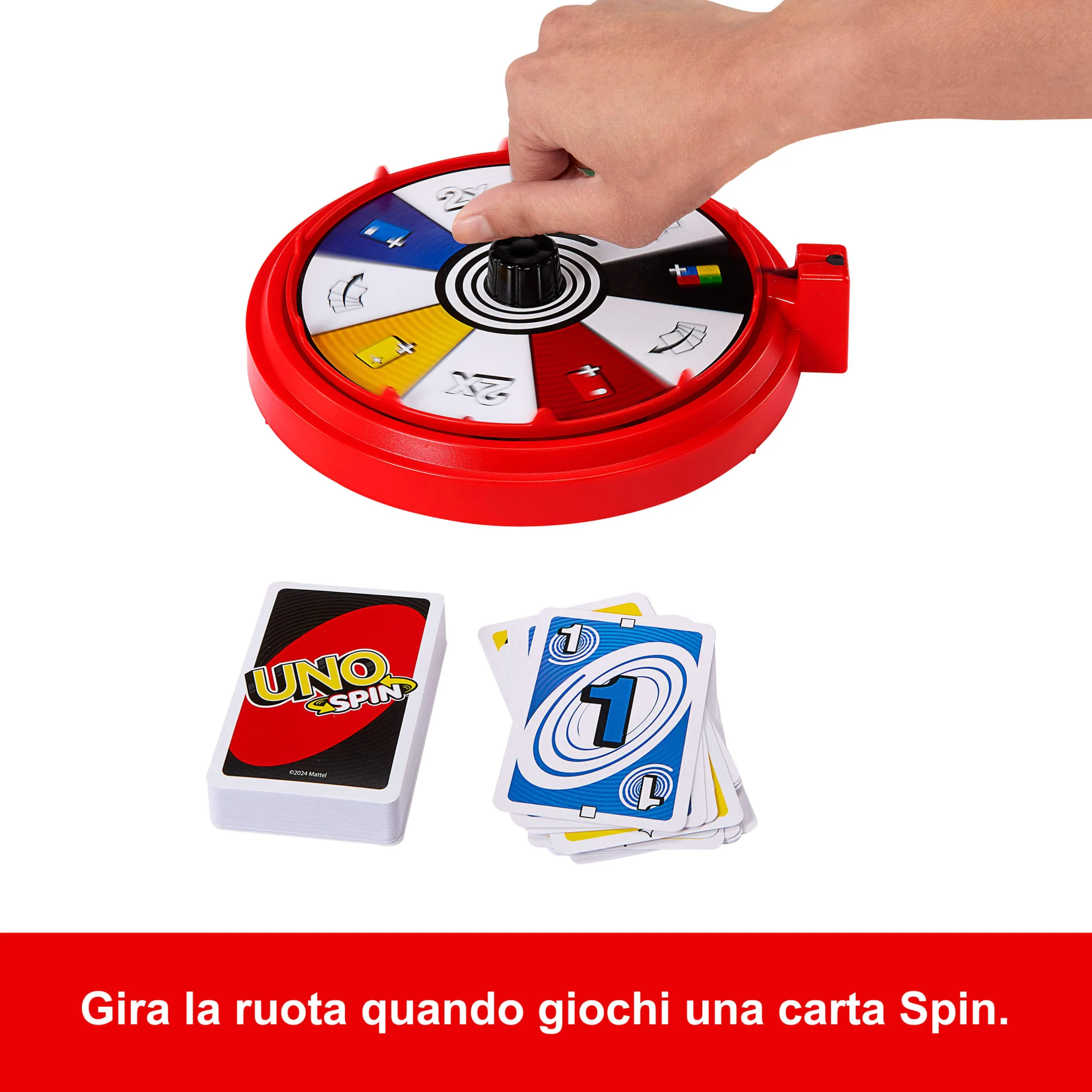 UNO Spin, Gioco Di Carte Per Bambini, Adulti E Famiglie, Gioco Classico Con Spinner - Image 4