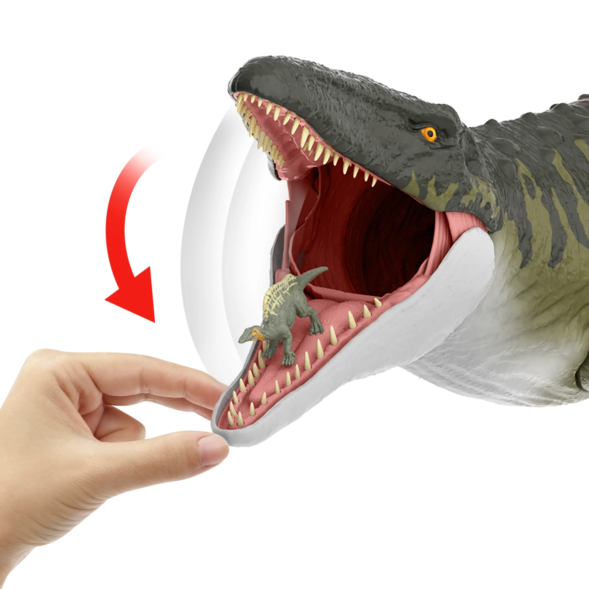 Jurassic World Rebirth Mosasauro Supercolossale, Action Figure, Dinosauro Giocattolo - Image 3