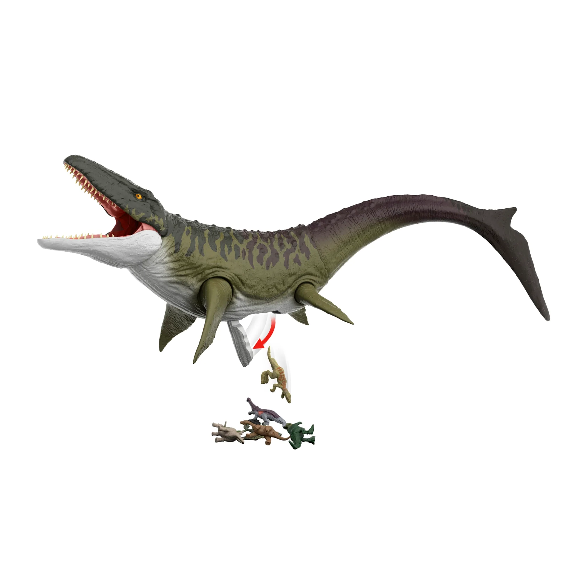Jurassic World Rebirth Mosasauro Supercolossale, Action Figure, Dinosauro Giocattolo - Image 4