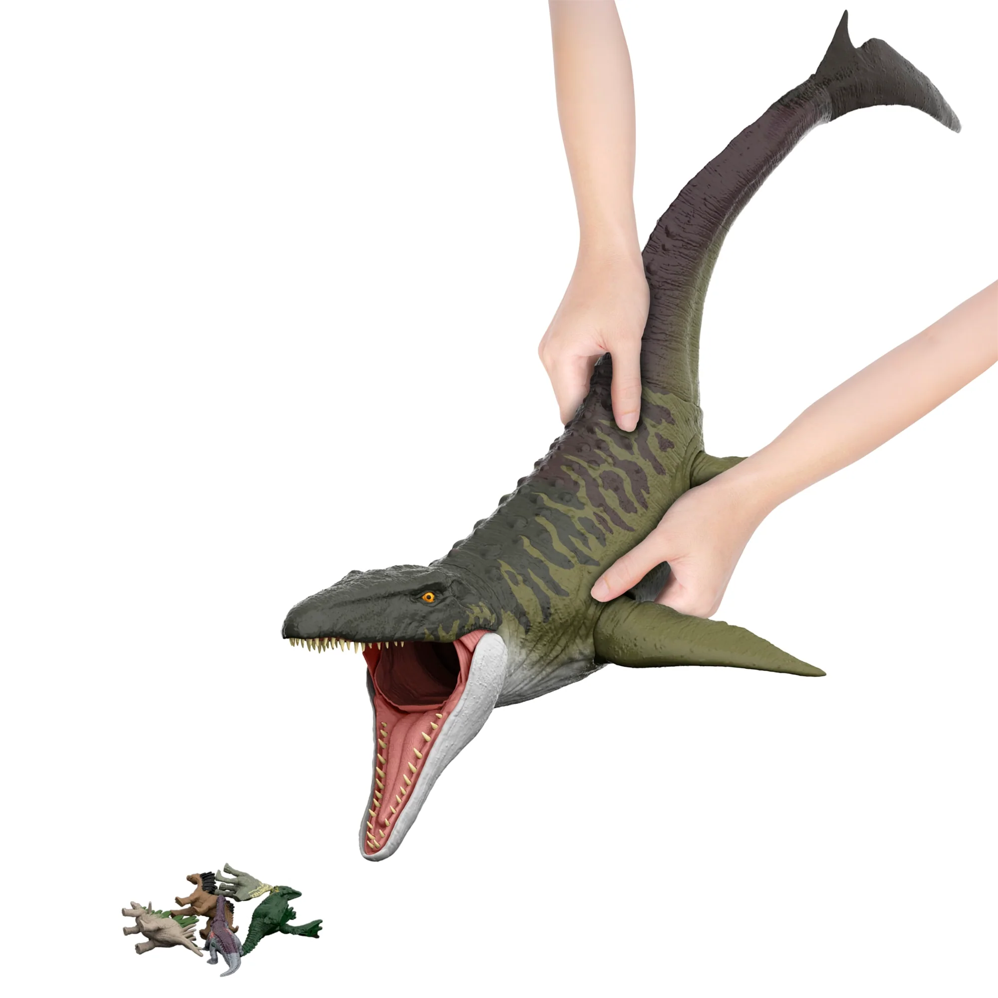 Jurassic World Rebirth Mosasauro Supercolossale, Action Figure, Dinosauro Giocattolo - Image 5