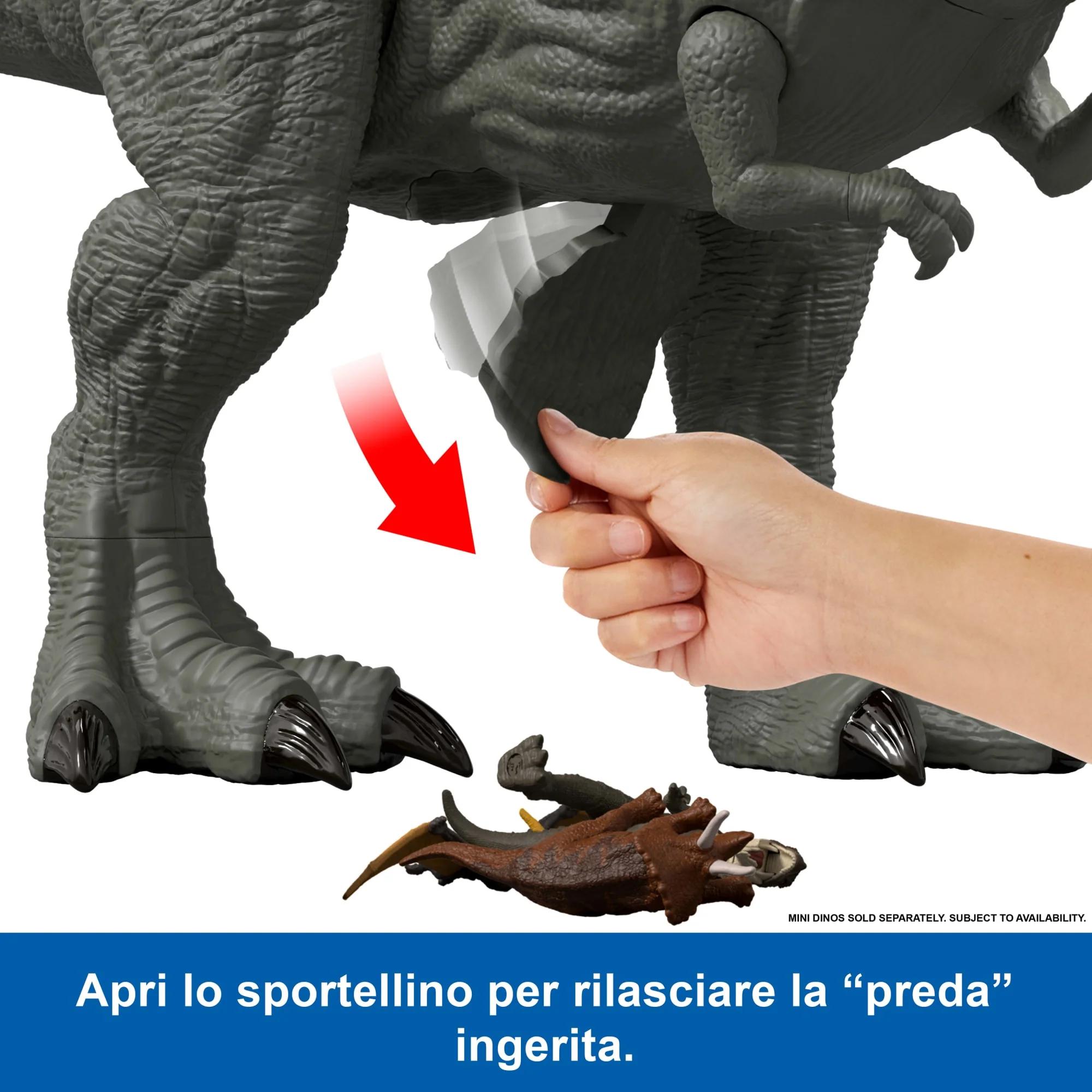 Jurassic World Rebirth T-Rex Super Colossale, T-Rex Giocattolo - Image 4