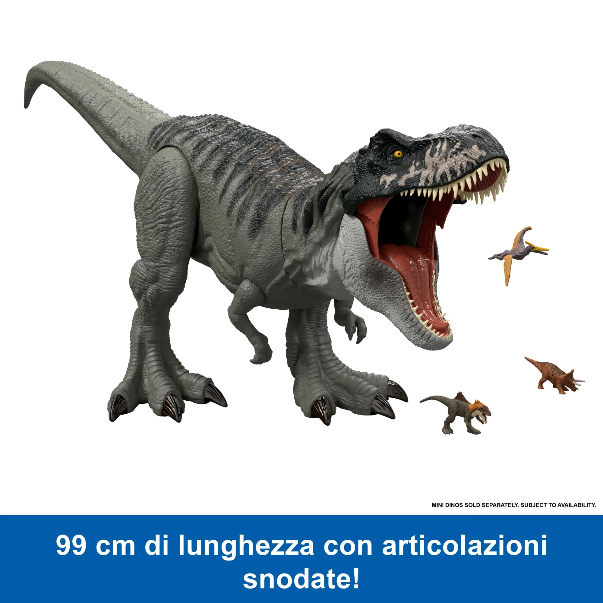 Jurassic World Rebirth T-Rex Super Colossale, T-Rex Giocattolo - Image 5