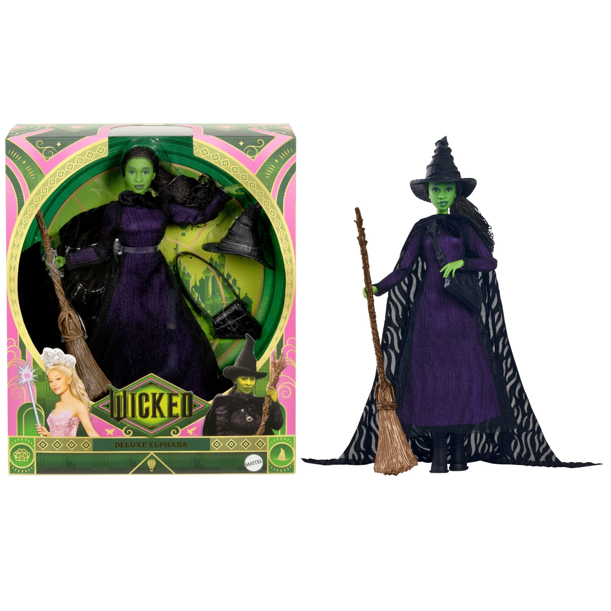 Luxe Modepop Elphaba Uit Wicked Van Universal Pictures En Accessoires Met Verwijderbare Outfit - Binnenkort Beschikbaar
