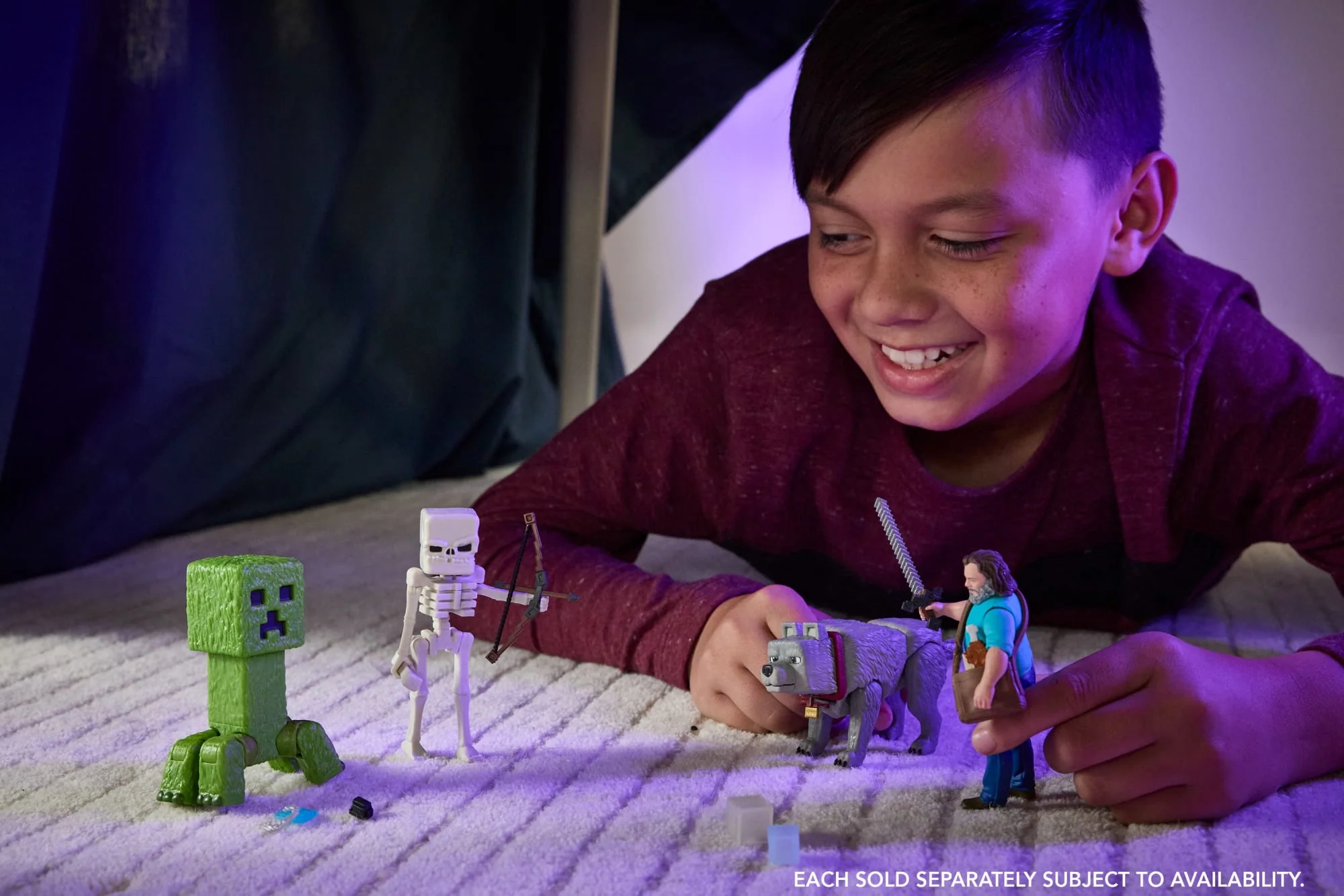 Minecraft Action Figure Di Steve E Accessori, Set Di Giocattoli Da 10 Cm Ispirato A Un Film Minecraft - Image 2
