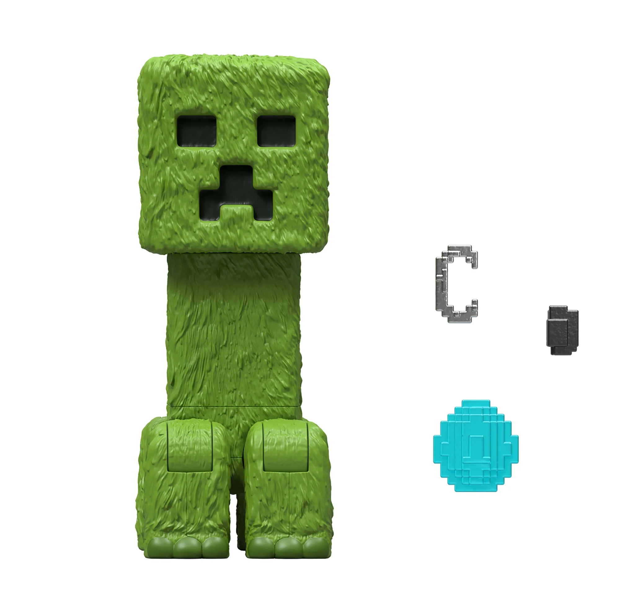 Minecraft Action Figure Di Creeper E Accessori, Set Di Giocattoli Da 10 Cm Ispirato A Un Film Minecraft - Image 5