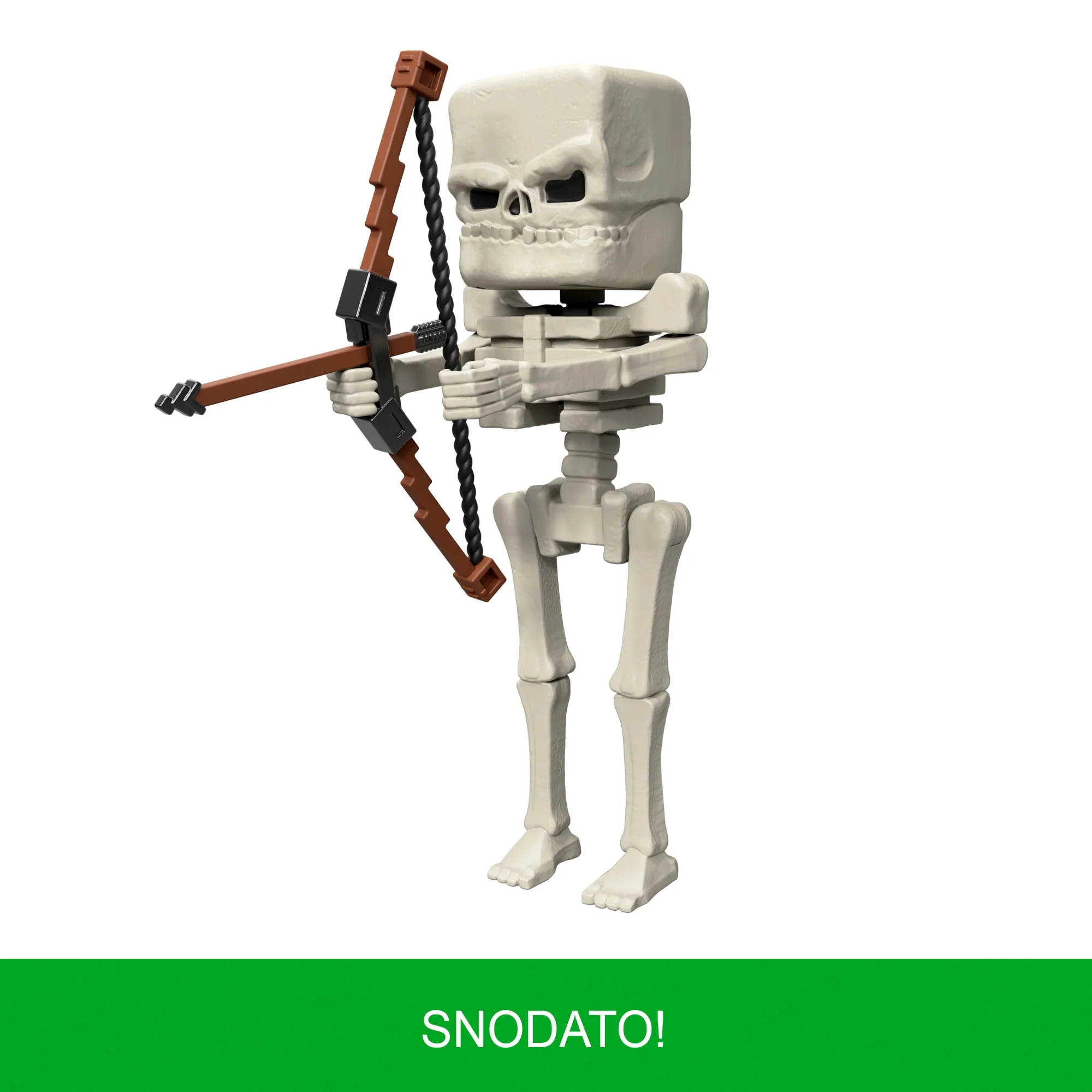 Minecraft Action Figure Scheletro E Accessori, Set Di Giocattoli Da 10 Cm Ispirato A Un Film Minecraft - Image 5