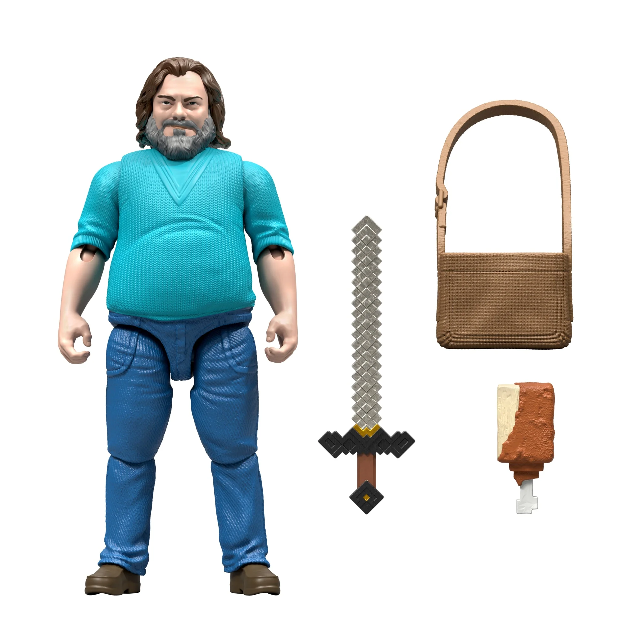 Figura De Acción Y Accesorios De Steve De Minecraft, Conjunto Con Una Figura De 10,16Cm Inspirado En “Una Película De Minecraft”. - Image 3