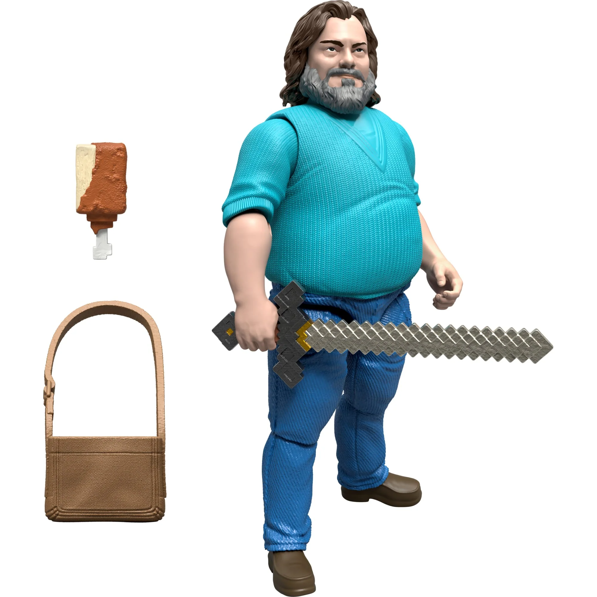 Figura De Acción Y Accesorios De Steve De Minecraft, Conjunto Con Una Figura De 10,16Cm Inspirado En “Una Película De Minecraft”. - Image 5