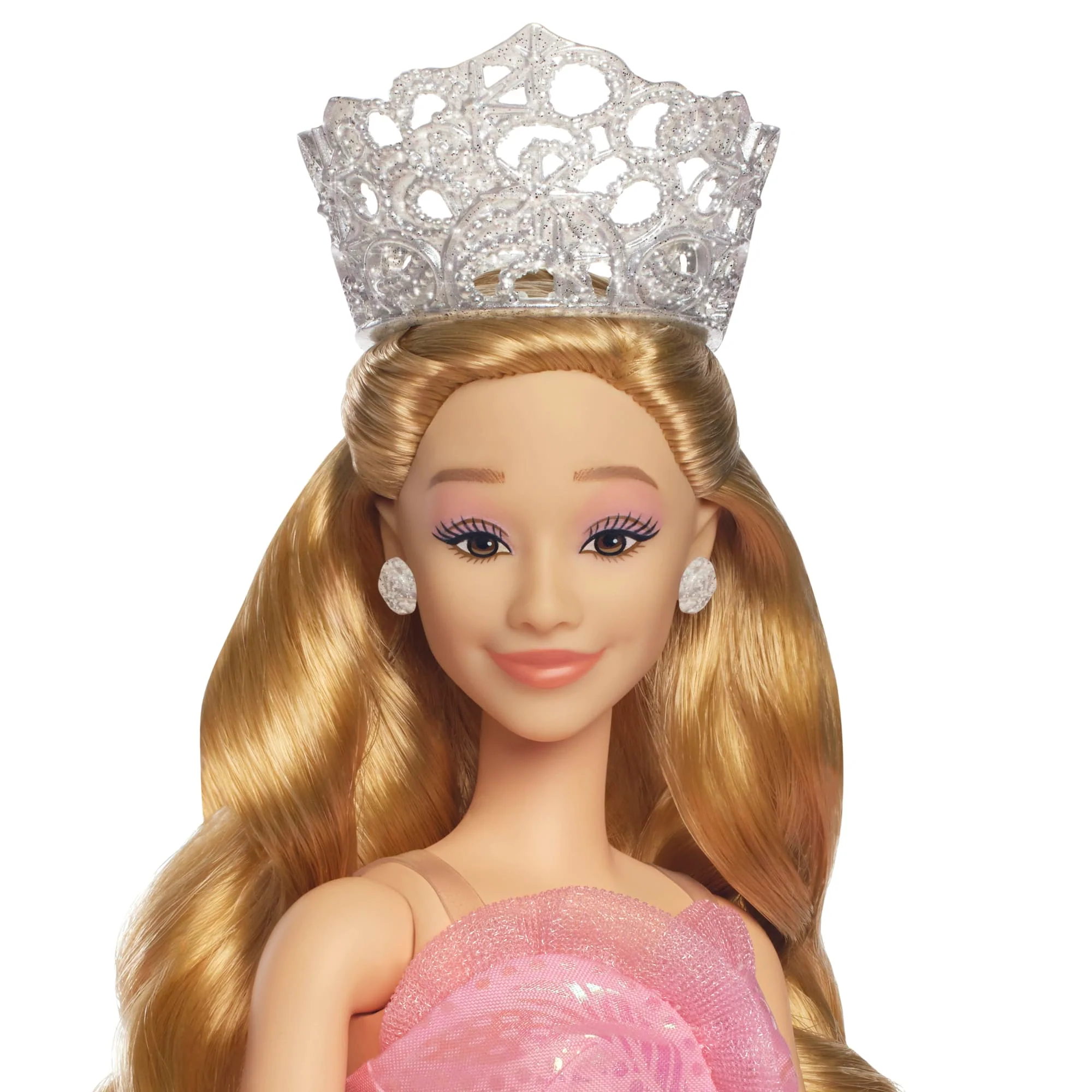 Universal Pictures Wicked Glinda, Bambola Deluxe Snodata Con Capelli Intrecciati, Accessori E Outfit Rimovibile - Prossimamente - Image 3