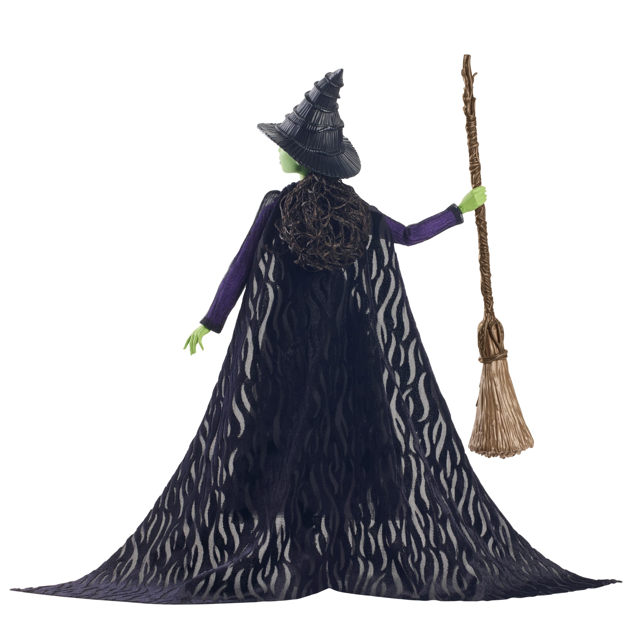 Universal Pictures Wicked Elphaba, Bambola Deluxe Snodata Con Capelli Intrecciati E Accessori - Prossimamente - Image 6
