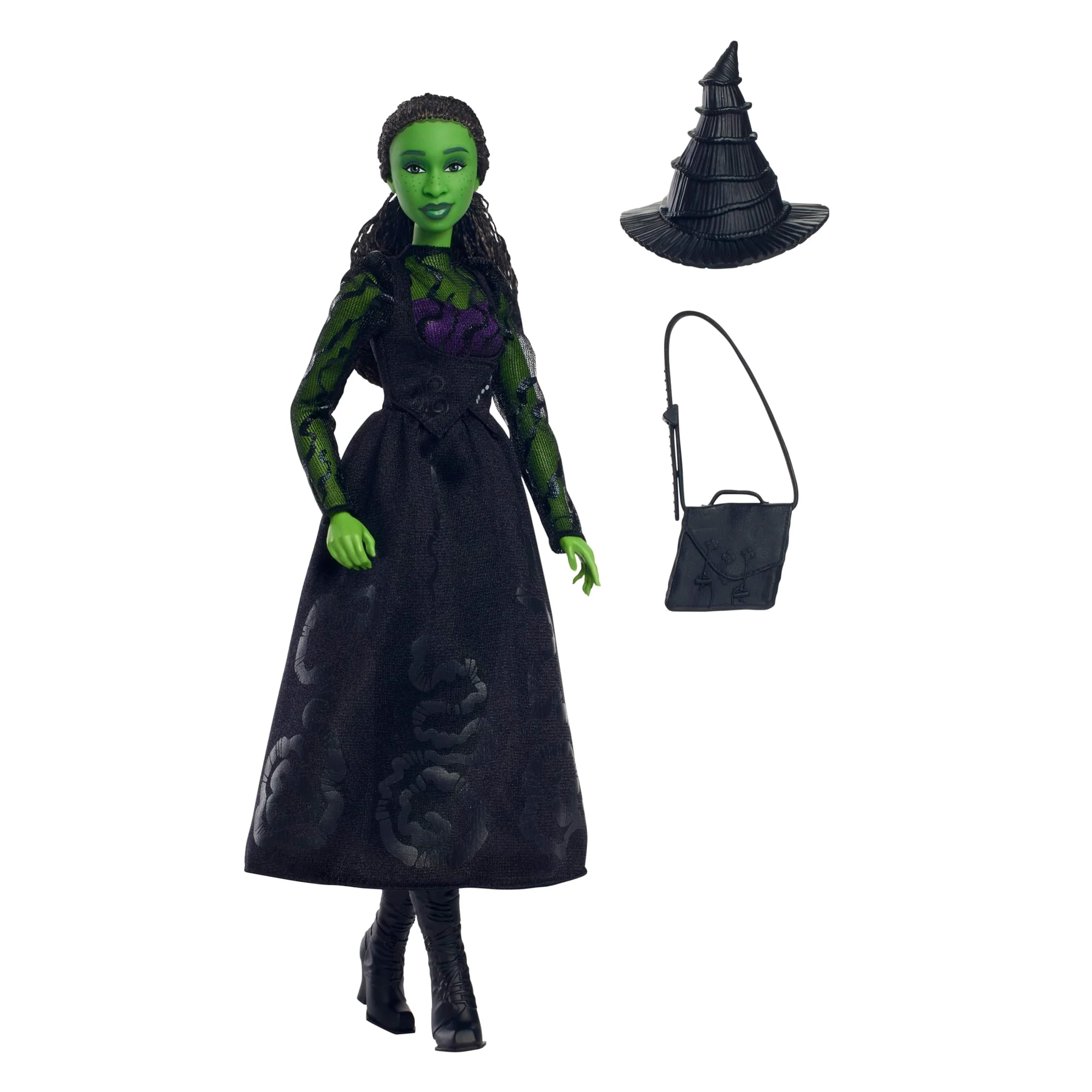 Mattel-Wicked-Poupée Elphaba Avec Accessoires Et Habillages Amovibles - Image 5